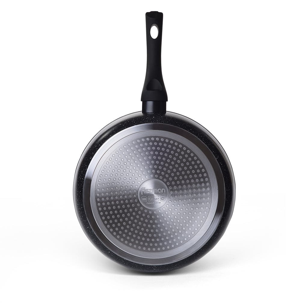 Fissman Deep Frying Pan Fiore Black 28cm