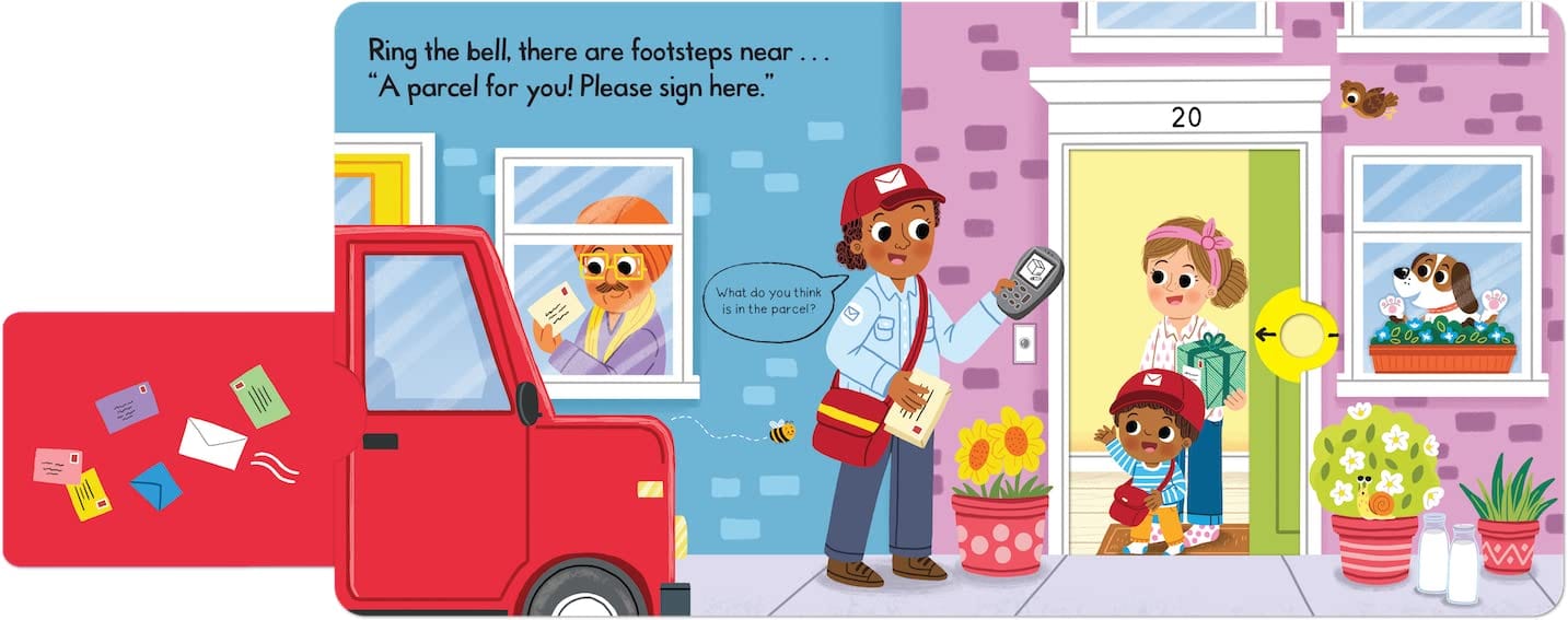 Busy Post Van : A Push, Pull and Slide Book