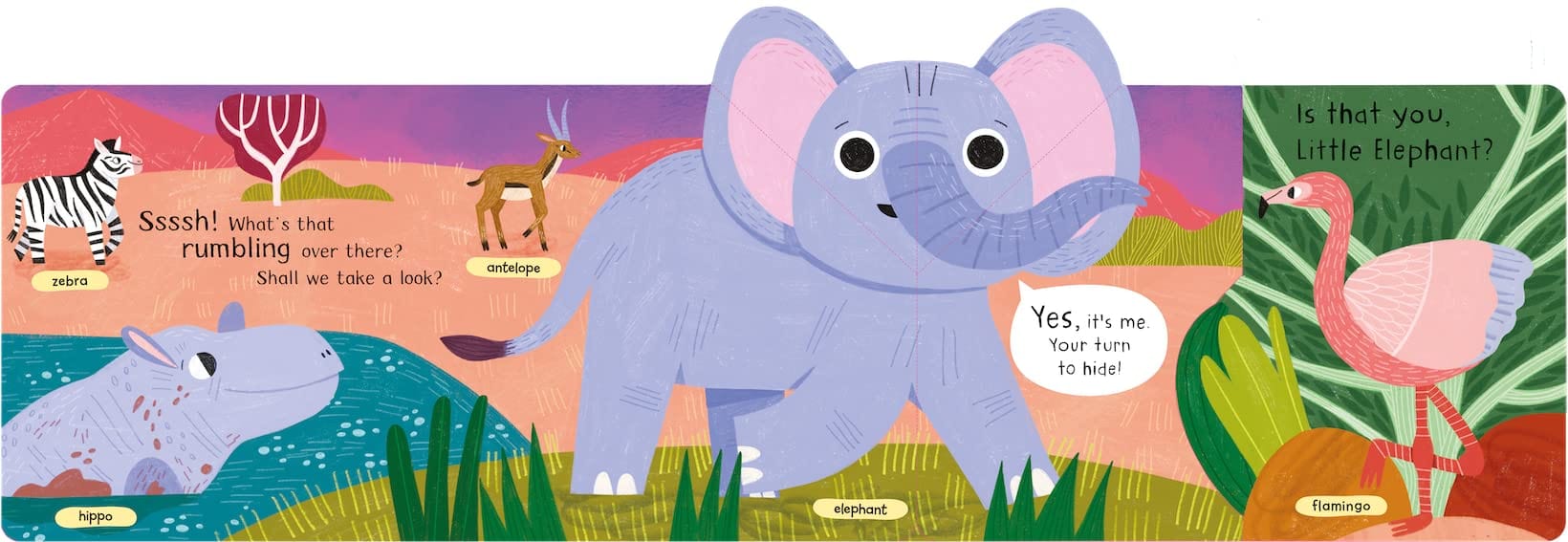 Where is Little Elephant? : The lift-the-flap book with a pop-up ending!