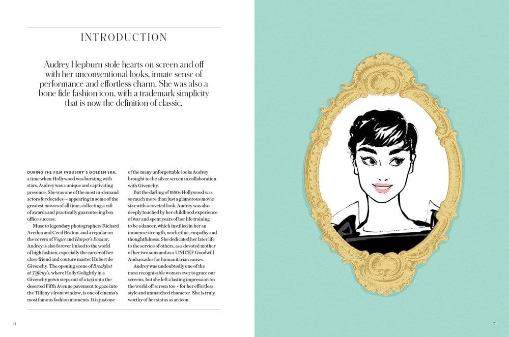 Audrey Hepburn : The Illustrated World of a Fashion Icon