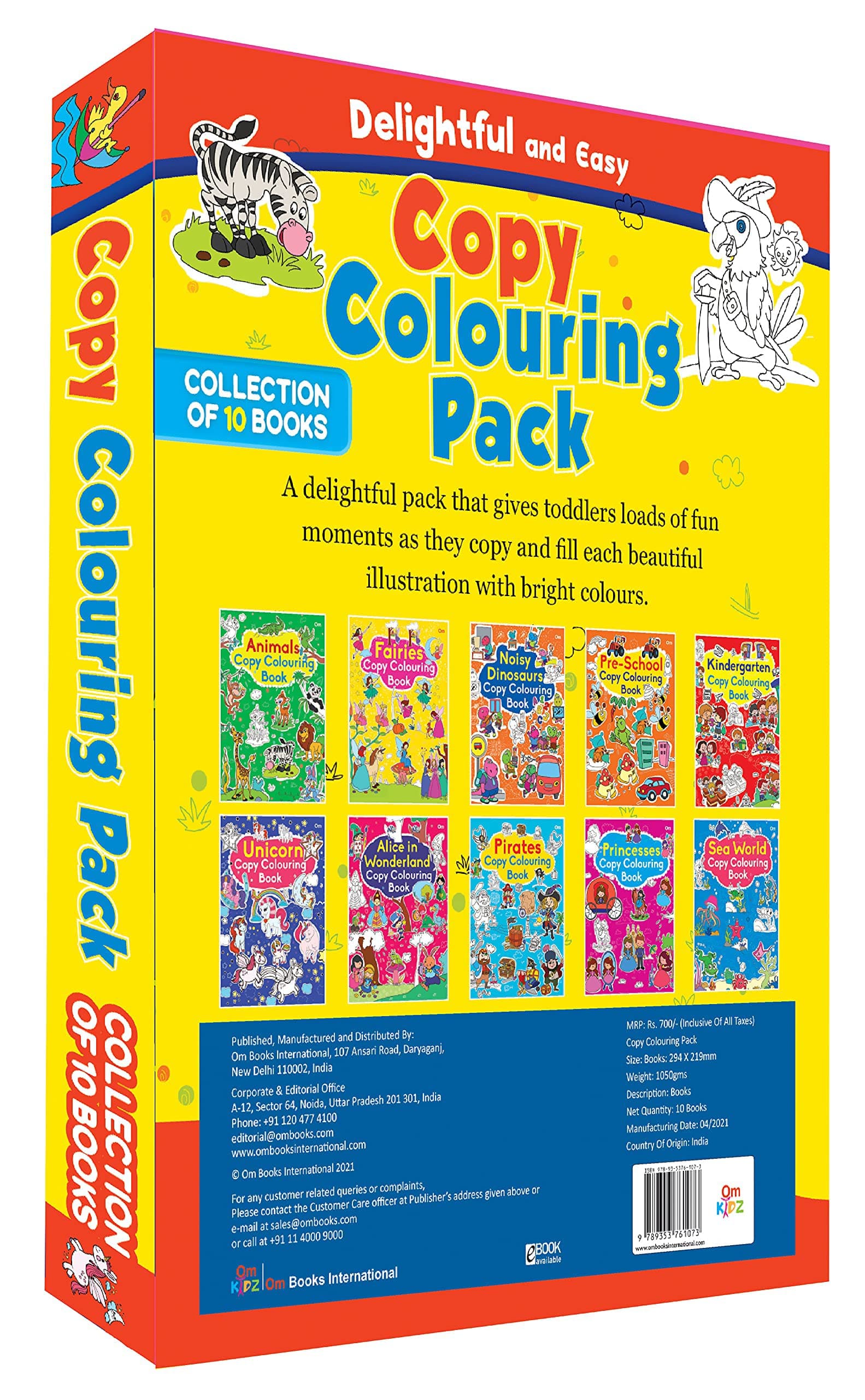 Copy Colouring Pack 2: Collection of 10 Books