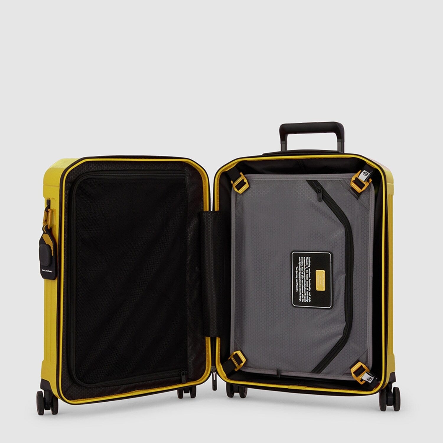 Piquadro Pq-Light 55cm Cabin Trolley Yellow