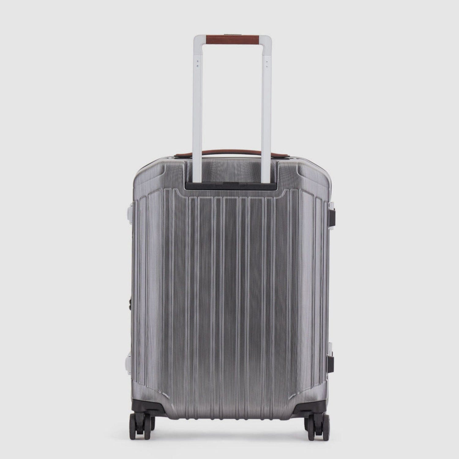 Piquadro Pqlm-Frame 55cm Fast-Check Cabin Luggage Black/Light Brown