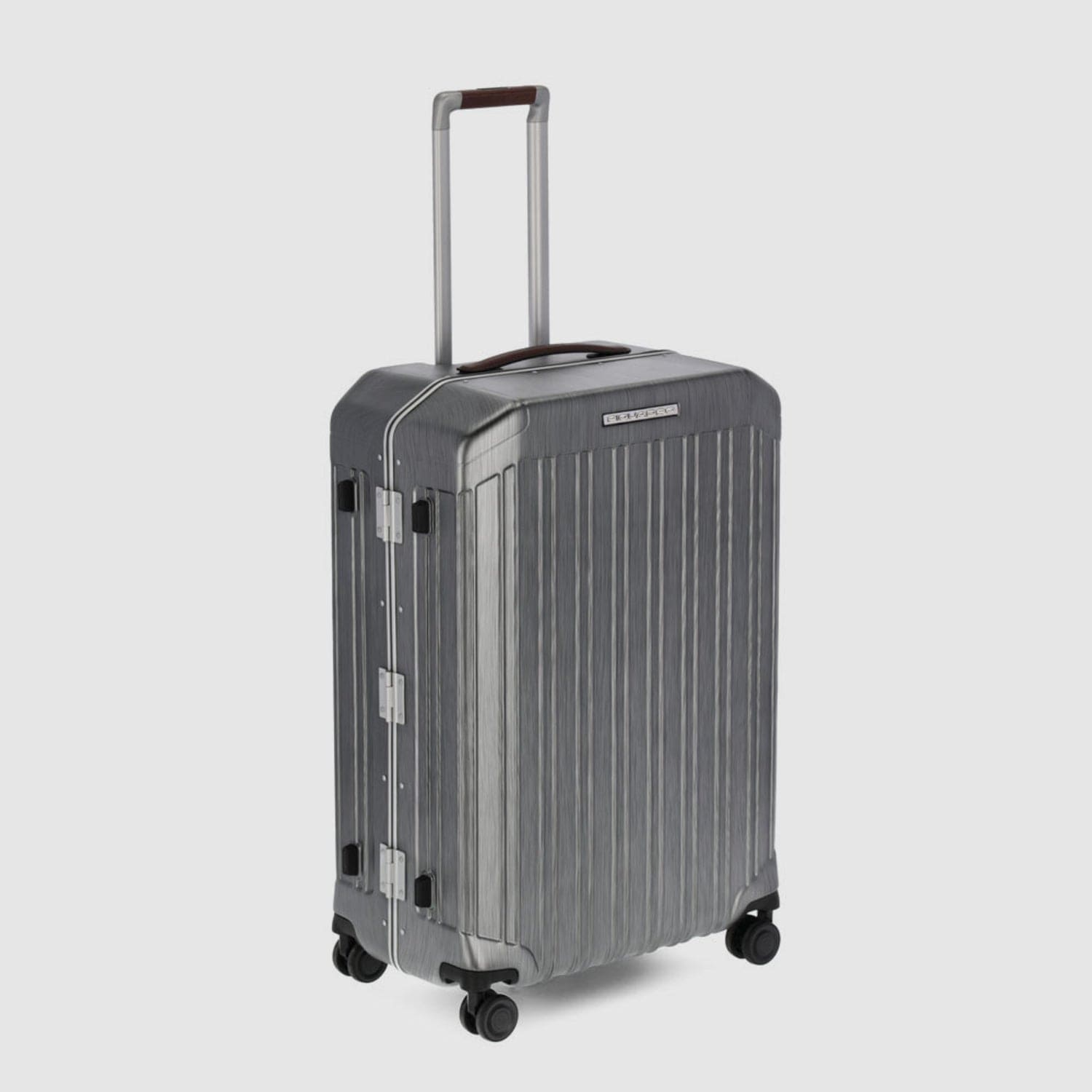 Piquadro Pqlm-Frame 68cm Medium Check-In Luggage Black/Light Brown