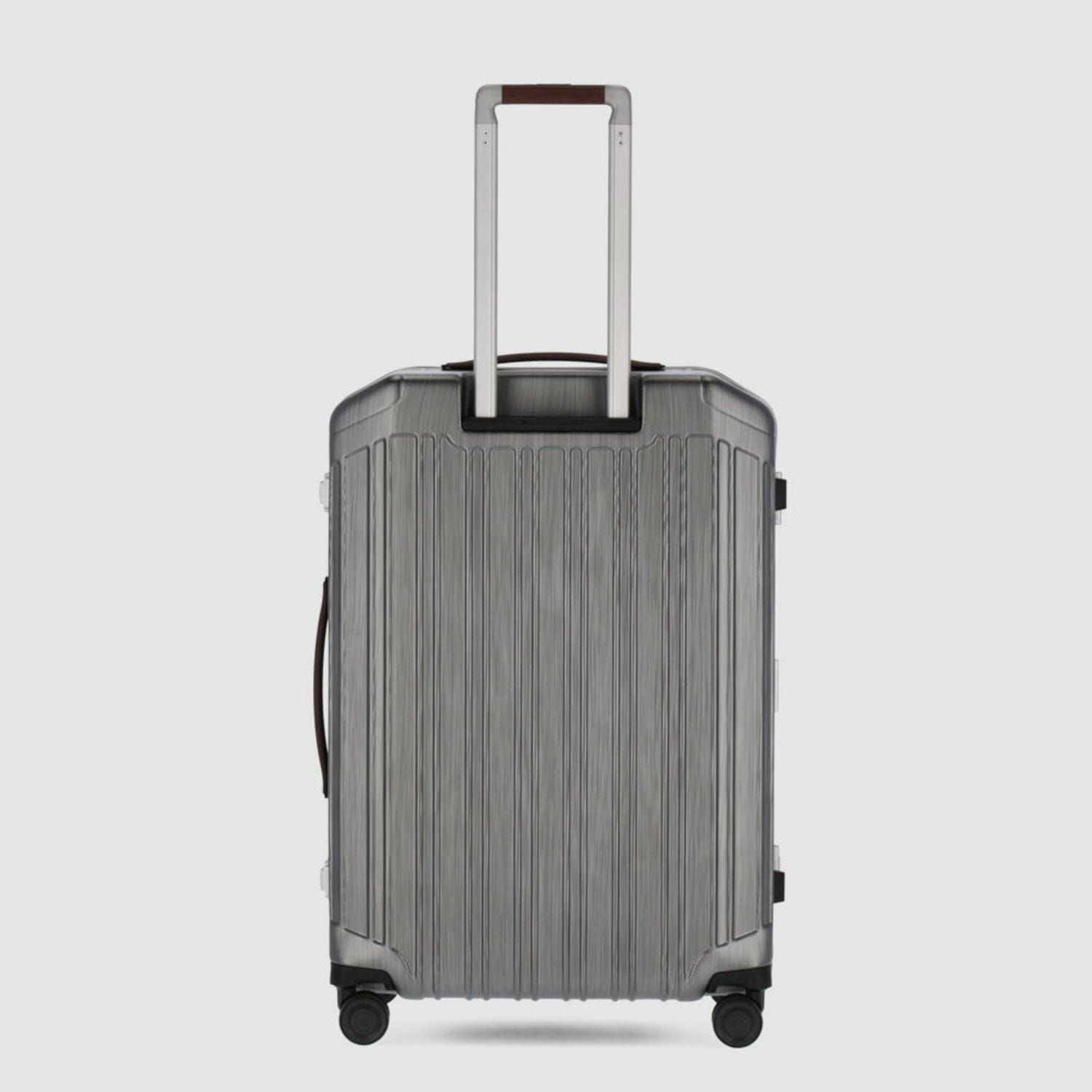 Piquadro Pqlm-Frame 68cm Medium Check-In Luggage Black/Light Brown