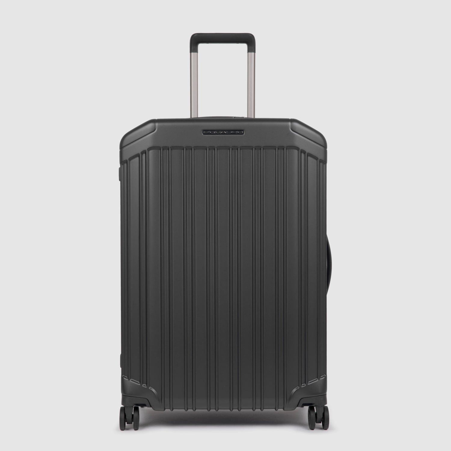 Piquadro Pq-Light 69cm Medium Check-In Trolley Matt Black