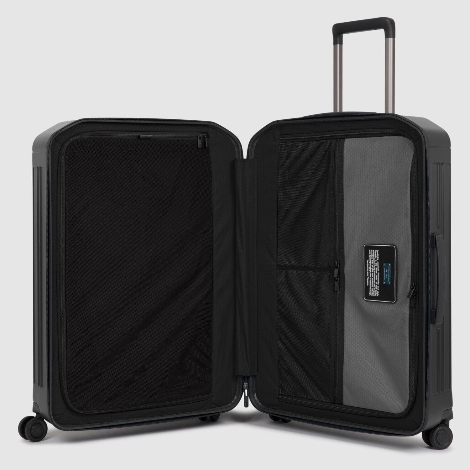 Piquadro Pq-Light 69cm Medium Check-In Trolley Matt Black