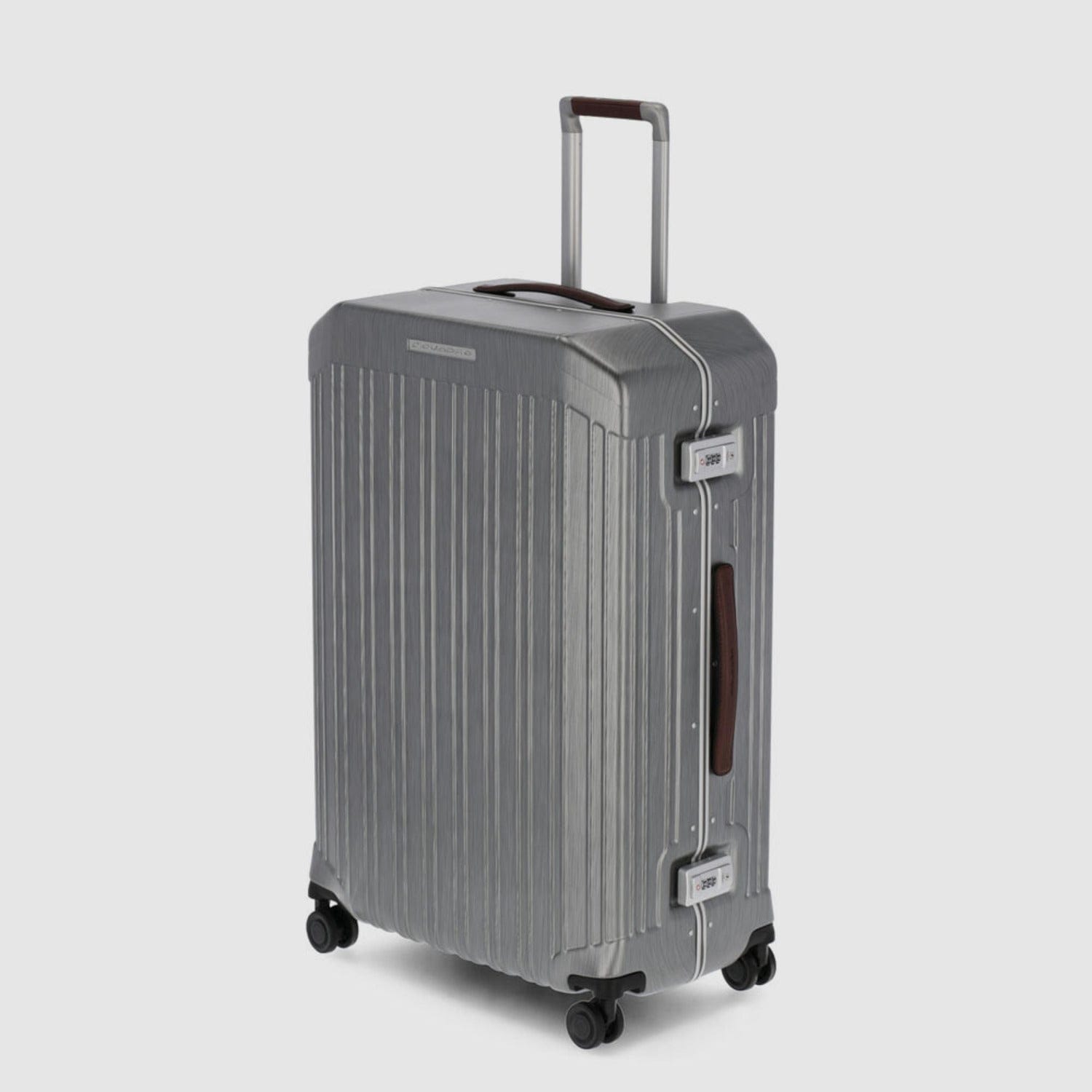 Piquadro Pqlm-Frame 75cm Large Check-In Luggage Black/Light Brown