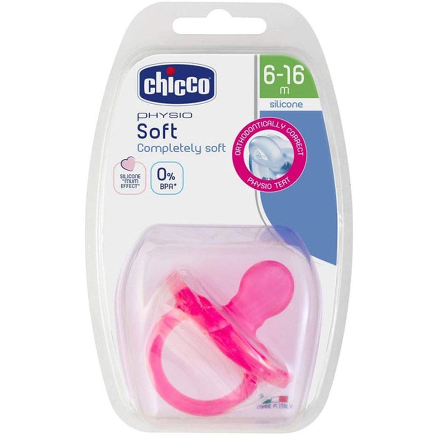 CHICCO PHYSIO SOFT PINK 6-12M 1PC