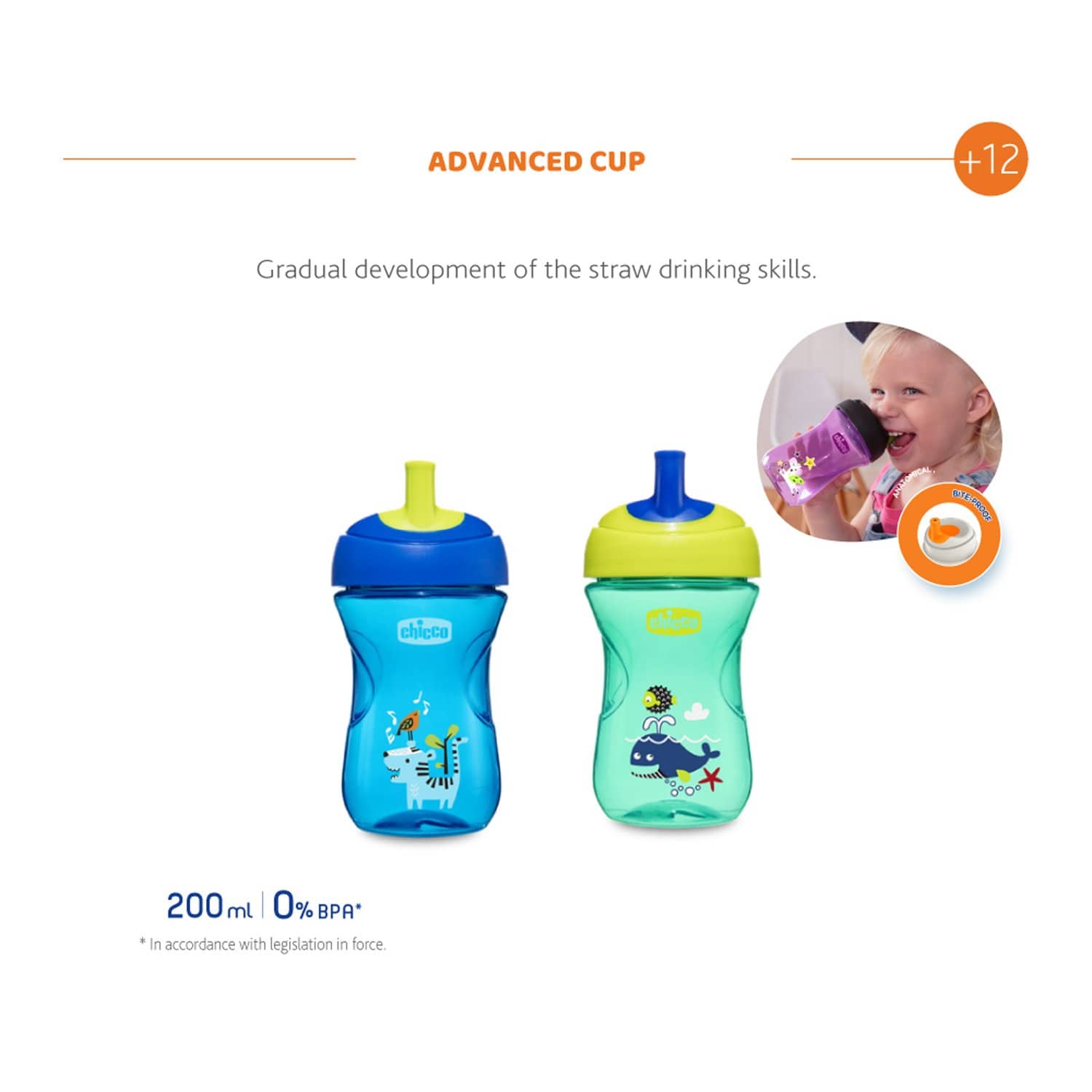 Advanced Cup Light Blue 12M+ Boy