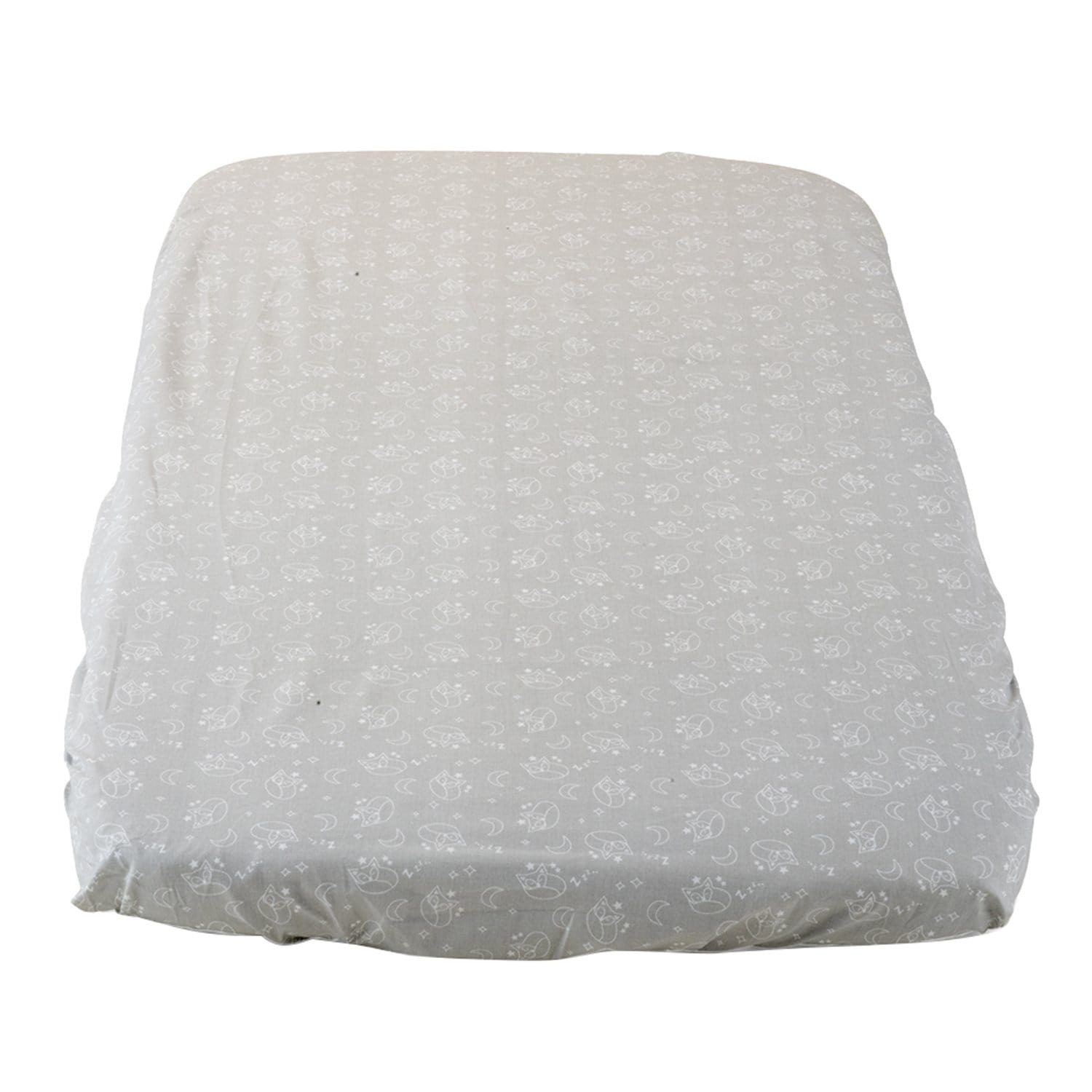 CHICCO CRIB SET 2 FITTED SHEETS FOR NEXT2ME AIR / MAGIC GREY FOX