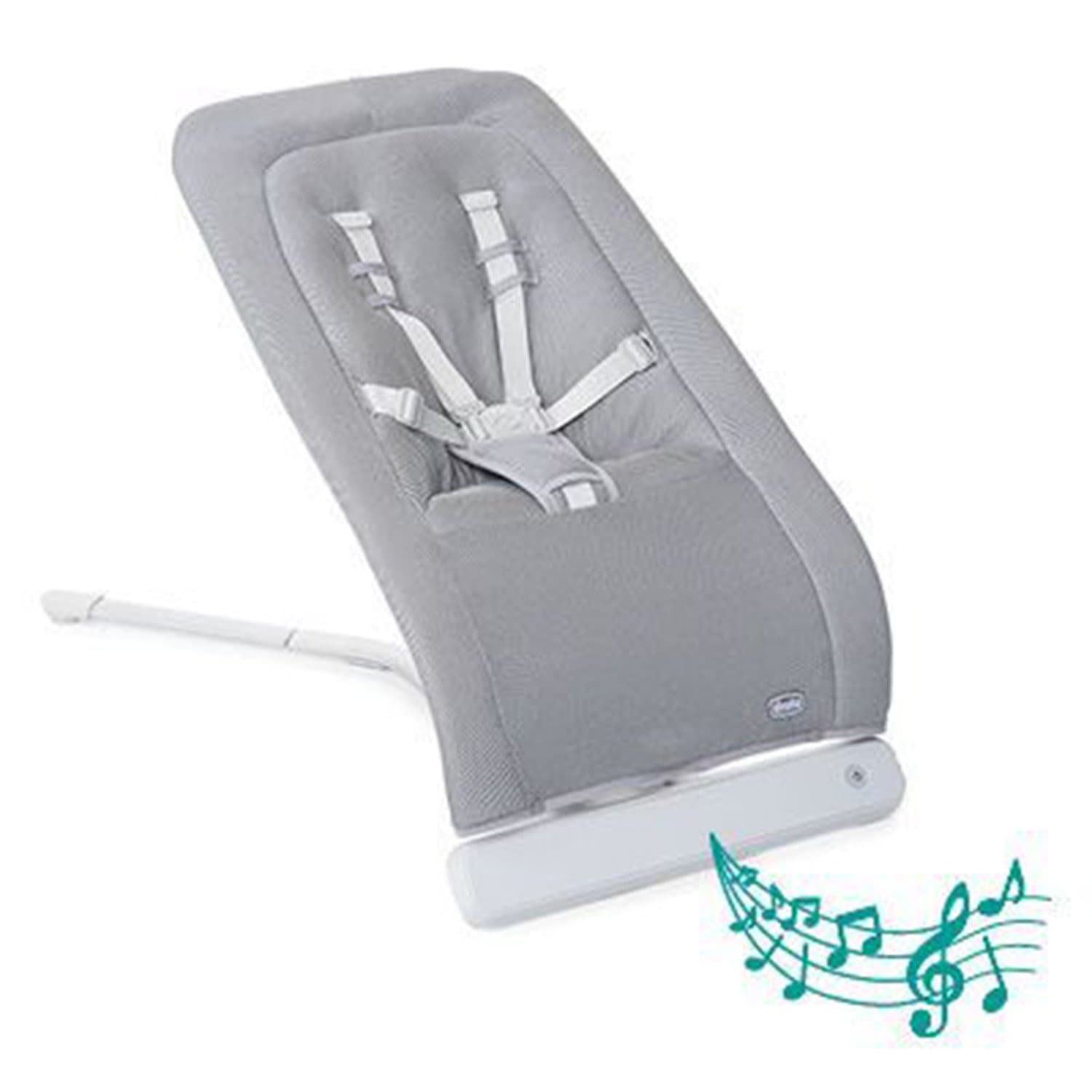 CHICCO RHYTHM'N'SOUND (ELECTRONIC GLIDER) 0M+ MOON GREY