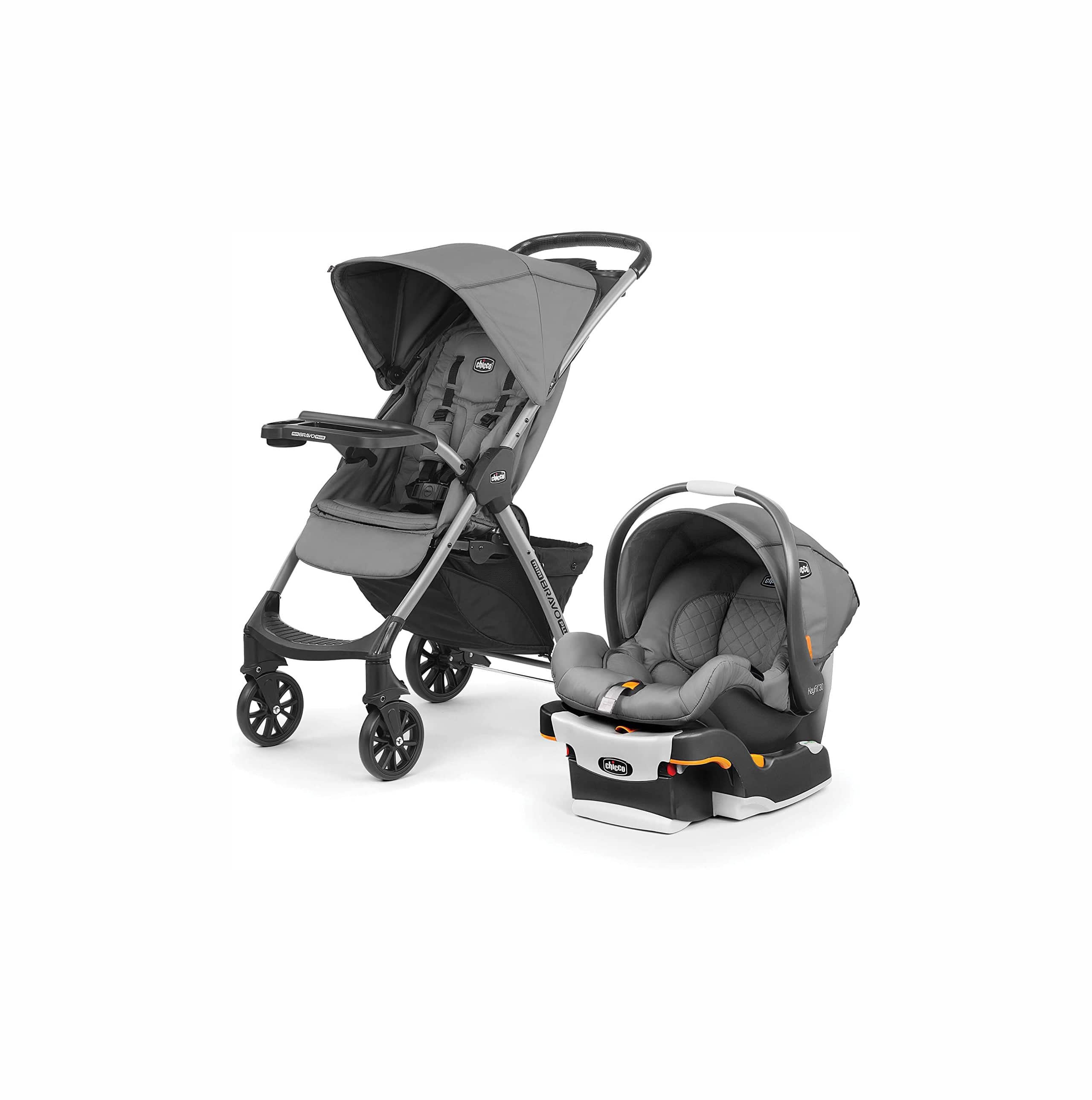 CHICCO MINI BRAVO PLUS TRAVEL SYSTEM SLATE