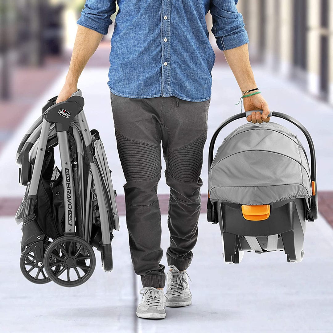 CHICCO MINI BRAVO PLUS TRAVEL SYSTEM SLATE