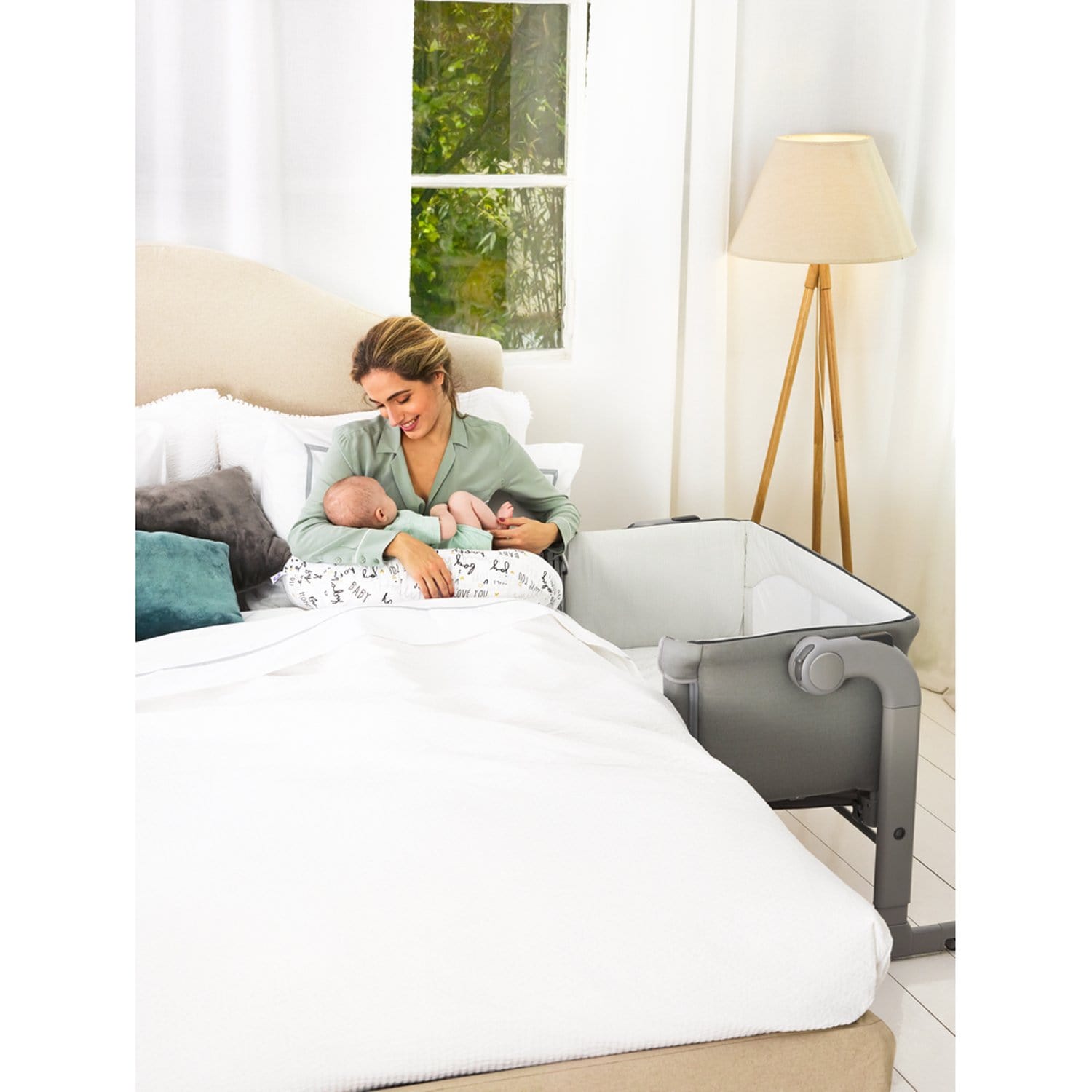 CHICCO NEXT2ME MAGIC CRIB 0-6M COOL GREY