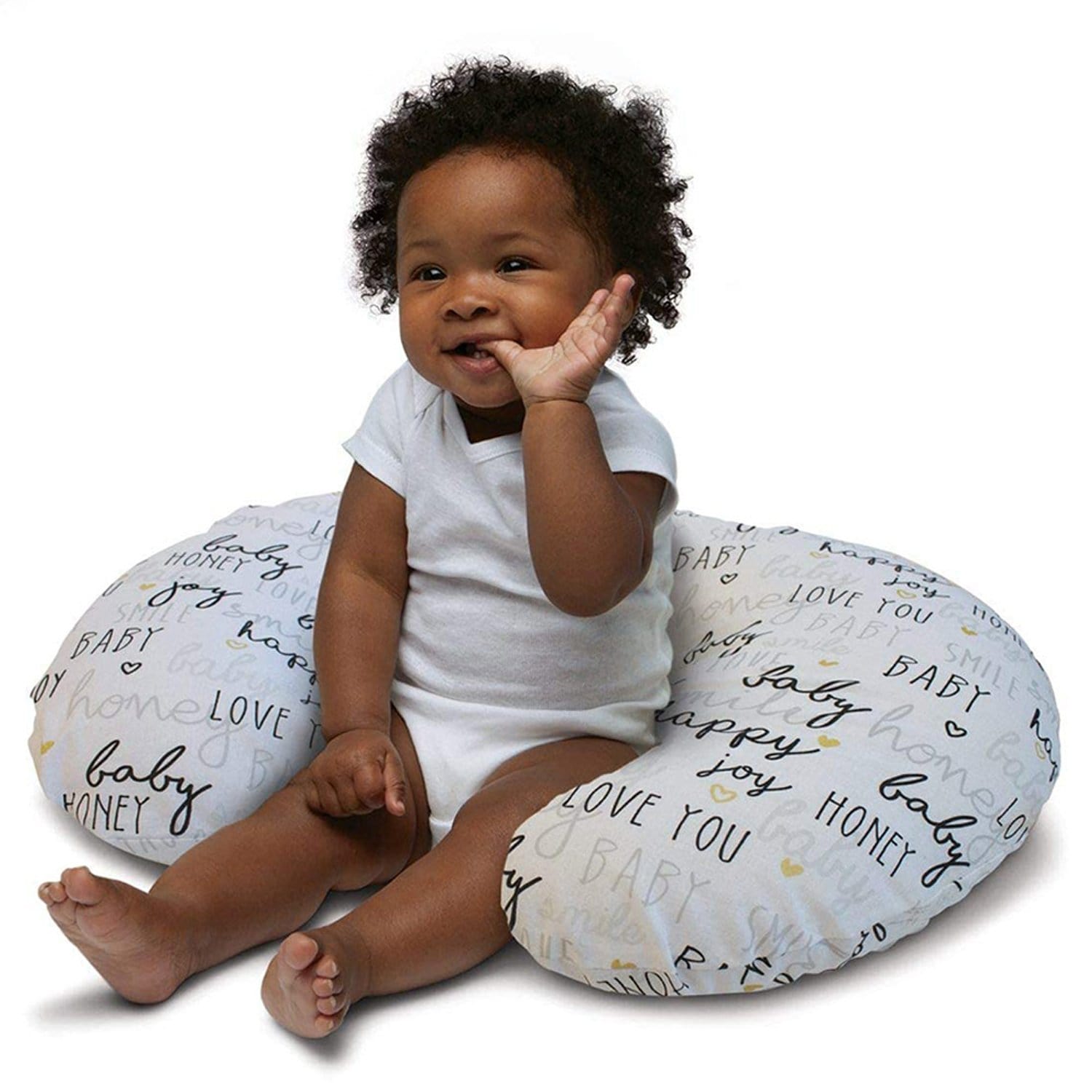 CHICCO BOPPY PILLOW WITH COTTON SLIPCOVER HELLO BABY