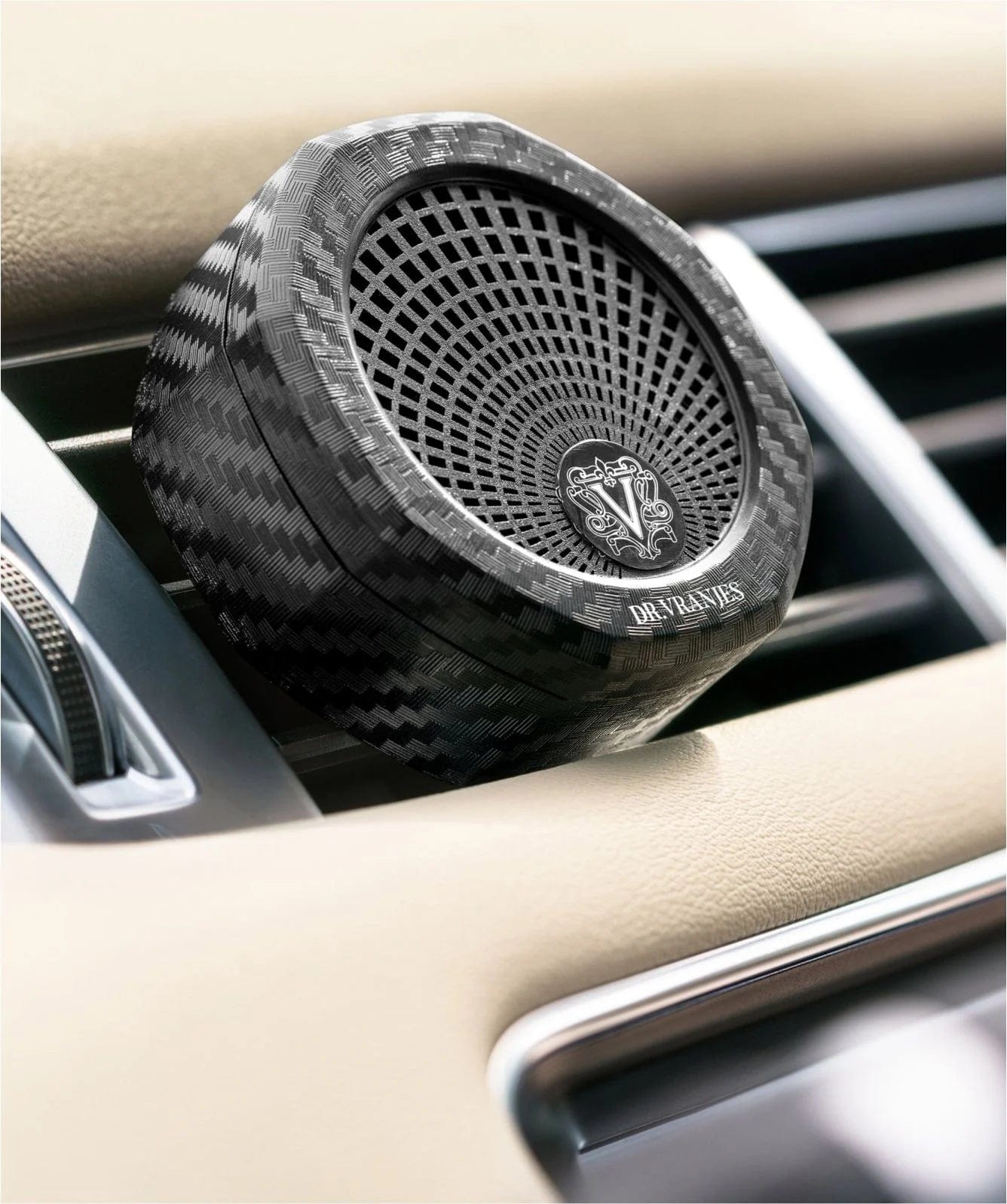 Dr. Vranjes Carbon Fiber Dispenser + 2 Refills (Rosso Nobile & Milano) Gift Box