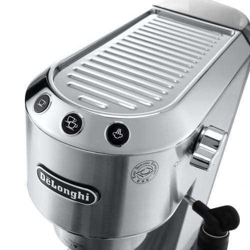 De'Longhi Dedica Pump Espresso Manual Coffee Machine | Cappuccino, Latte Macchiato With Milk Frother | Thermo Block Heating System For Accurate Temperature | Easy To Clean | EC685.M (Metal) (UAE ESMA Certified)