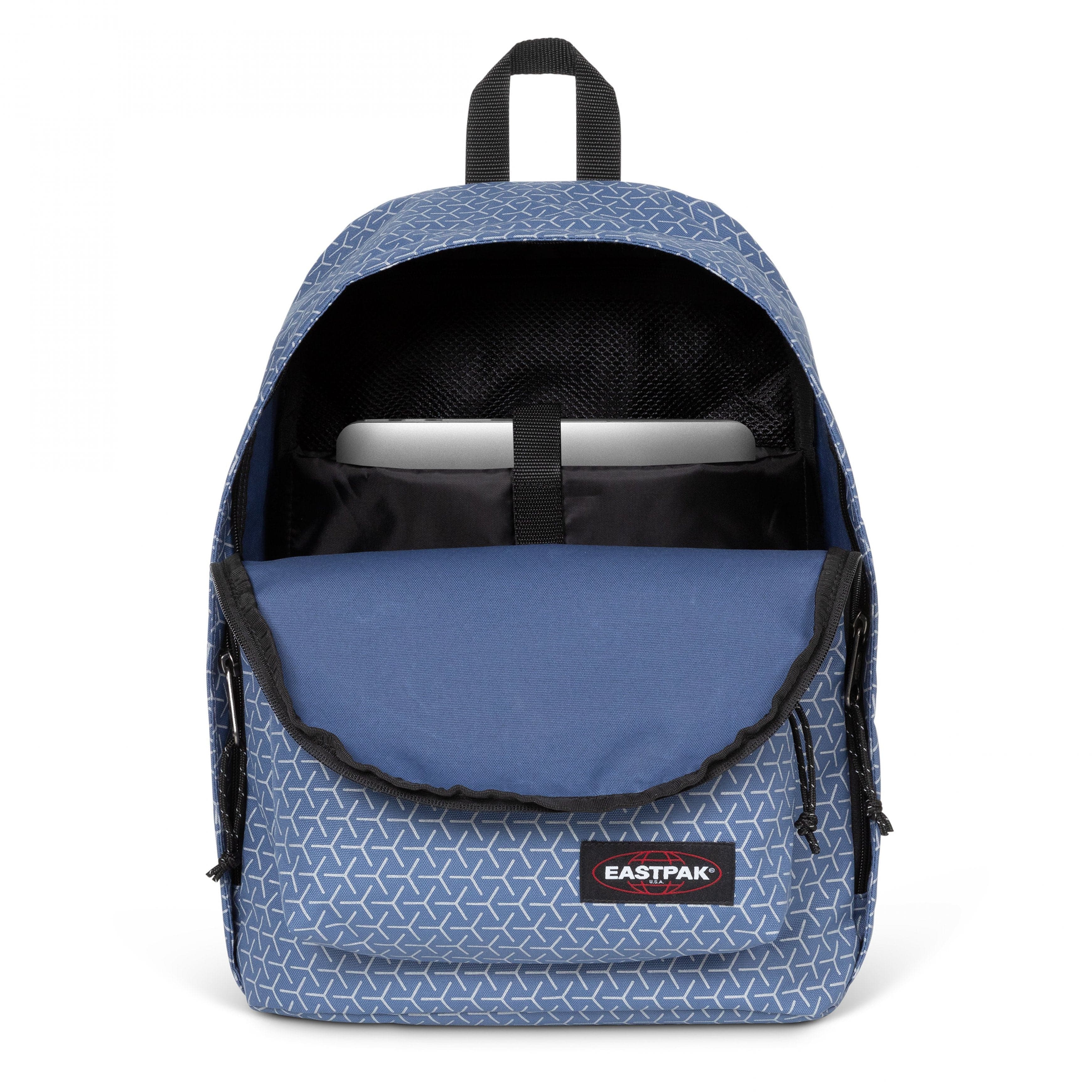 Eastpak Out Of Office Refleks Metal Blue Medium Backpack