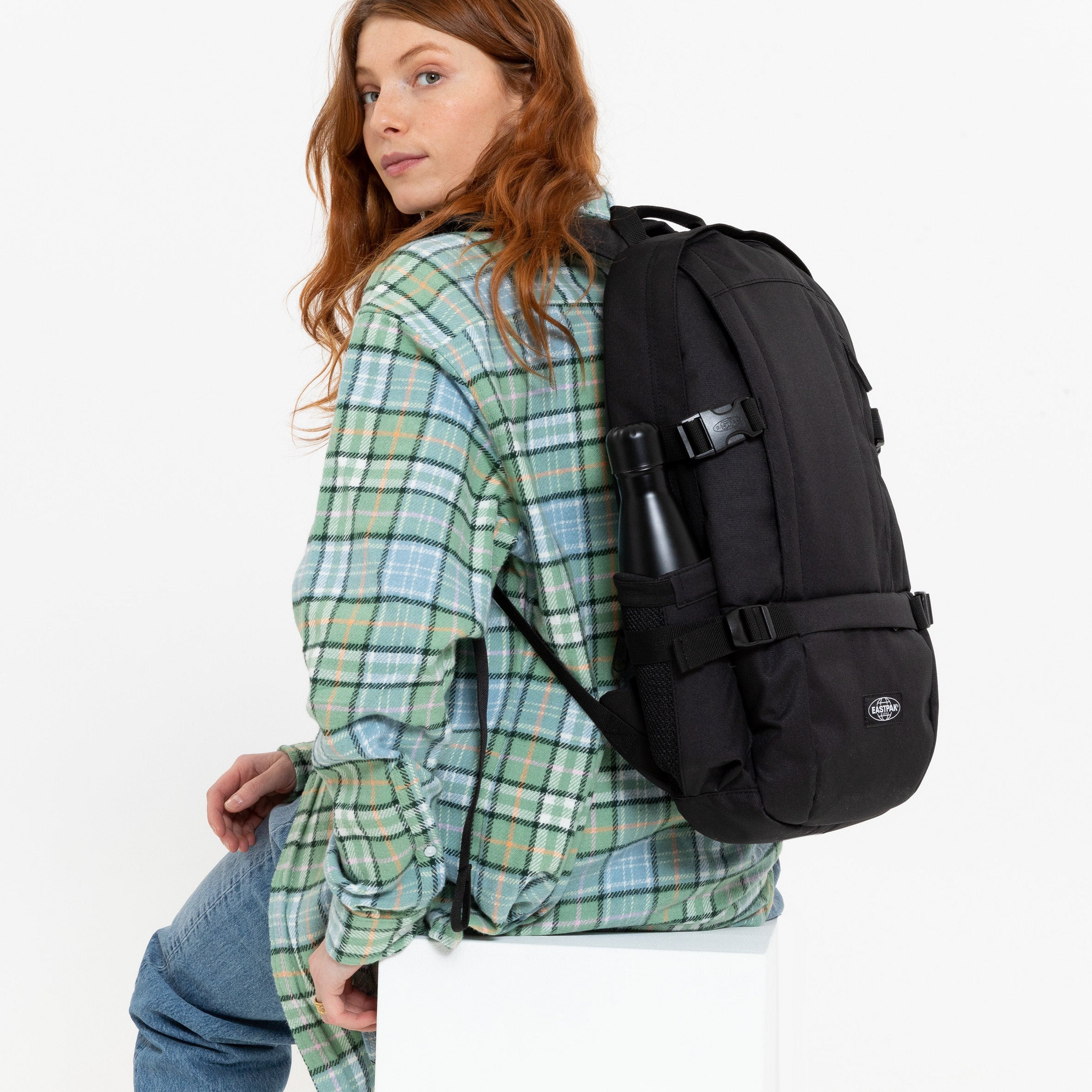 Eastpak Floid CS Mono Black2 Medium Laptop Backpack EK0A5BCIW33