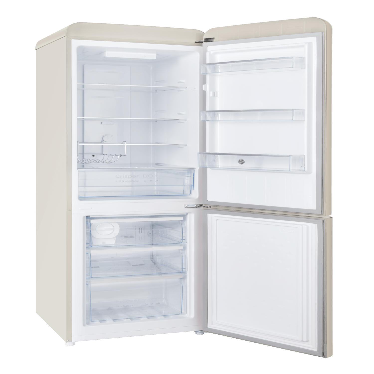 Hoover 300L Retro Style Bottom Mount Refrigerator