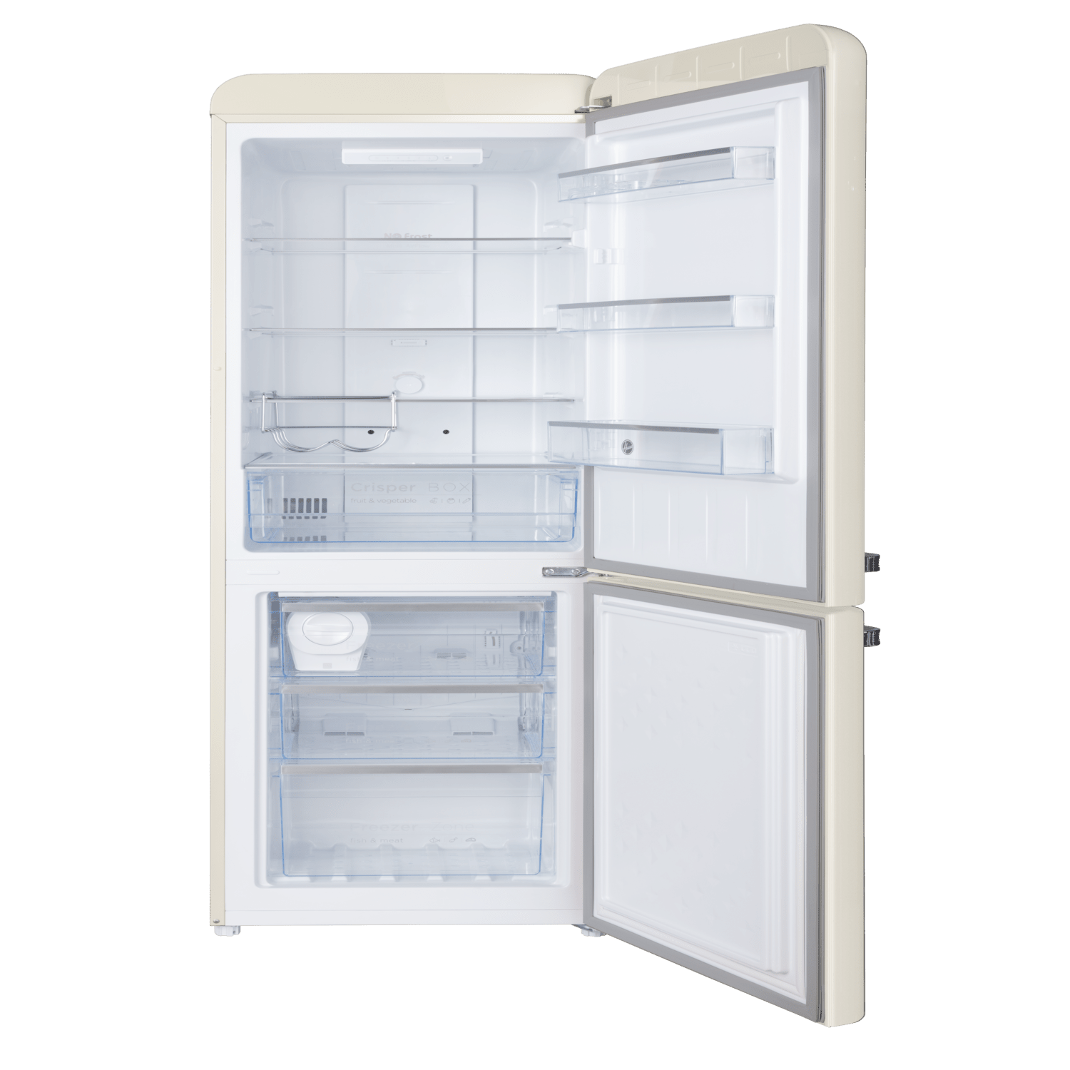 Hoover 300L Retro Style Bottom Mount Refrigerator