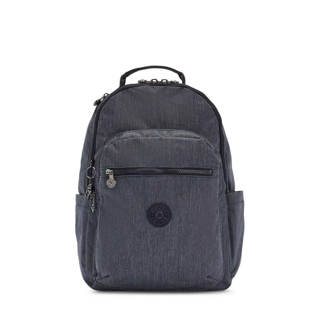 KIPLING-Seoul-Large Backpack-Active Denim-I6363-25E