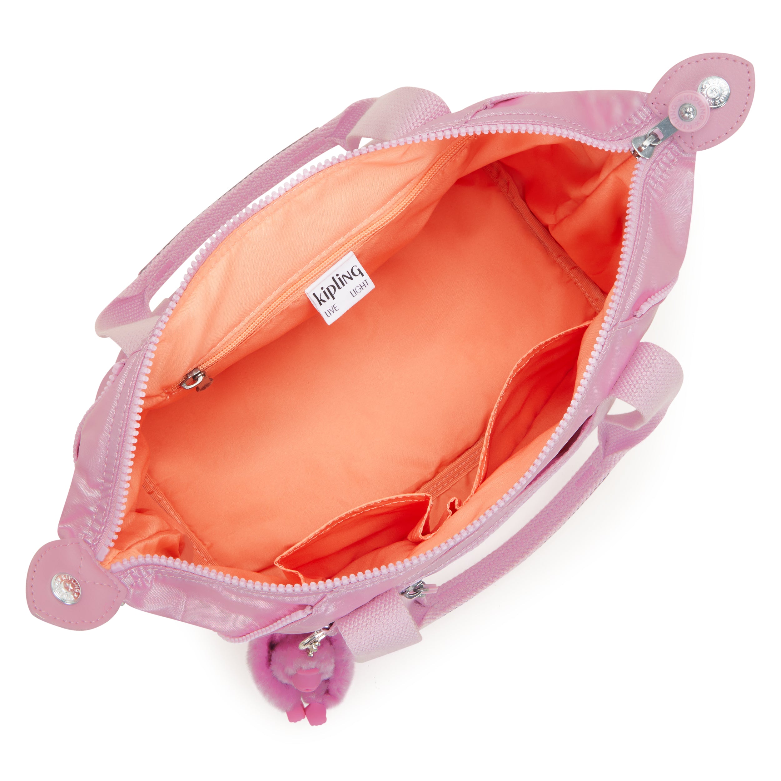 Kipling Art Mini Metallic Lilac Hand Shoulder Bag C215410-F4D