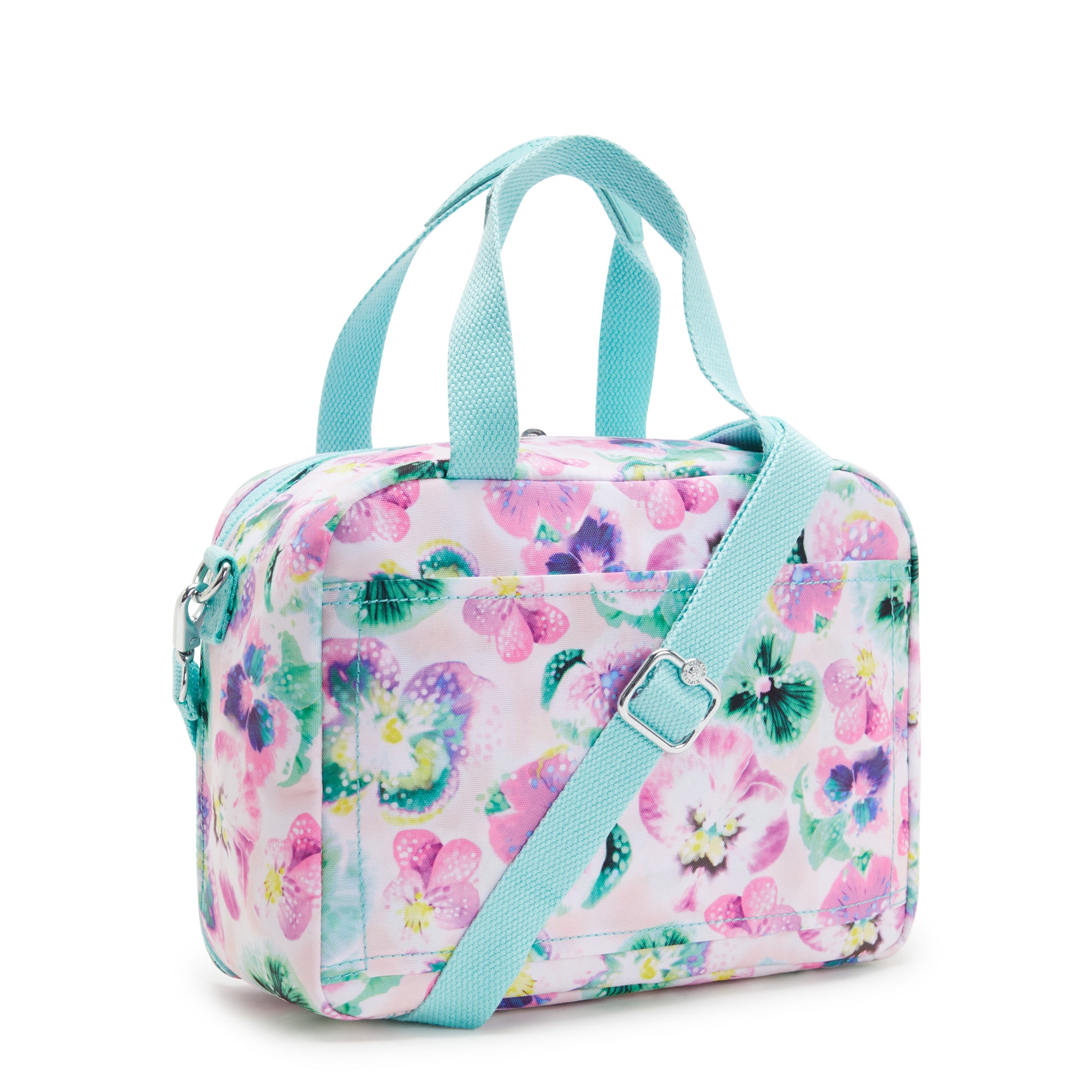 Kipling Miyo Aqua Blossom Trolley Sleeve Lunch Bag C2I2989-7EC