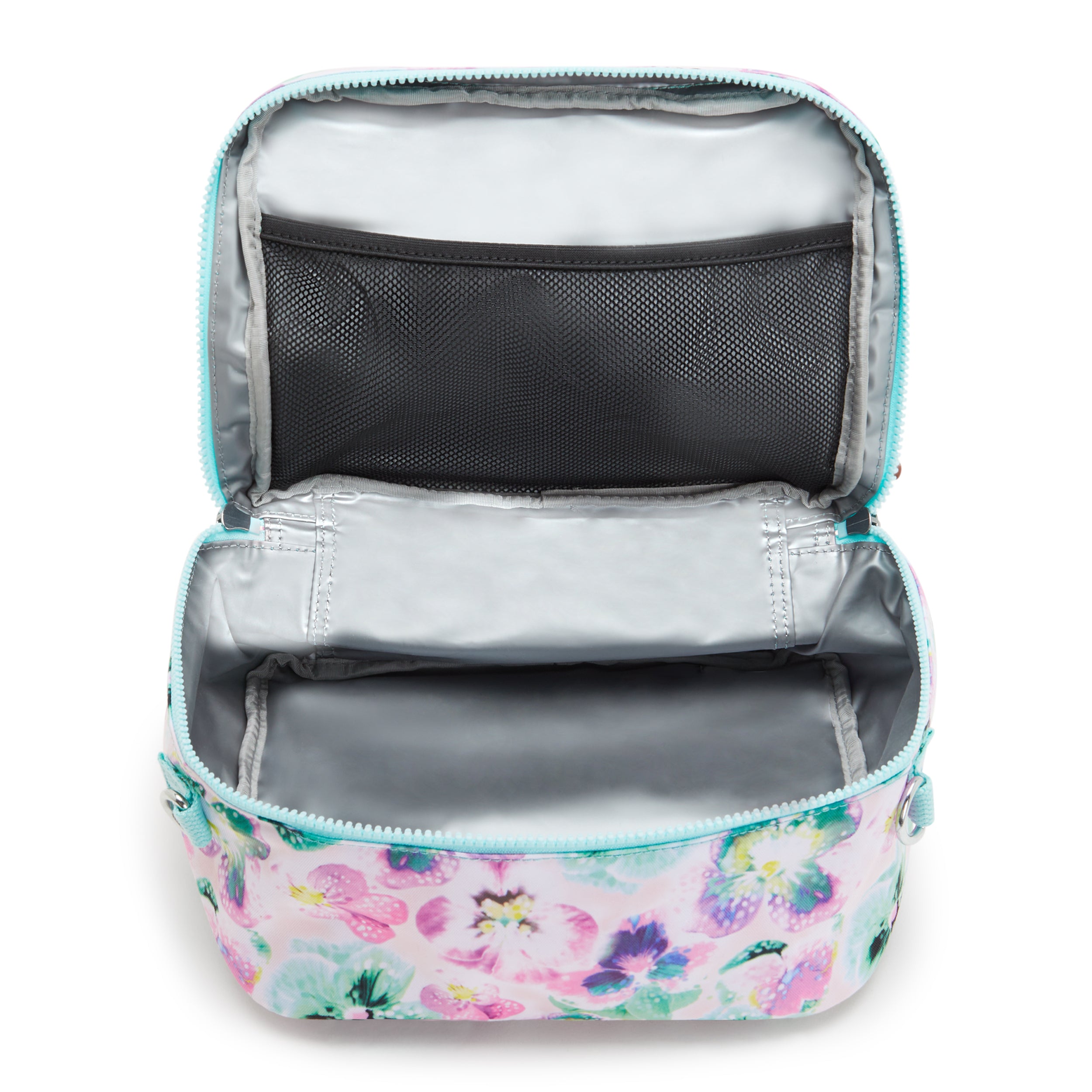 Kipling Miyo Aqua Blossom Trolley Sleeve Lunch Bag C2I2989-7EC