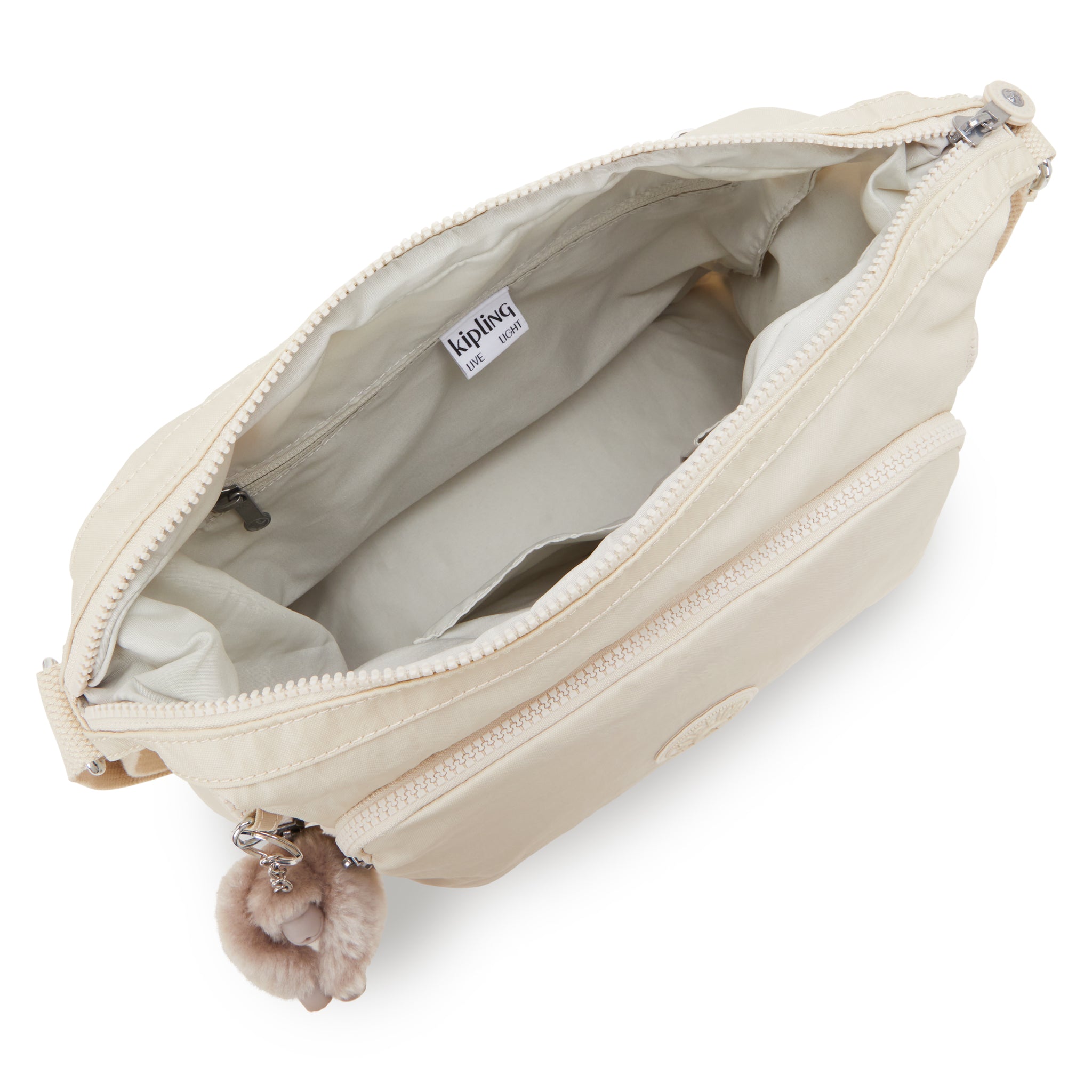 Kipling Gabb Beige Pearl Crossbody Bag C2I3945-3KA