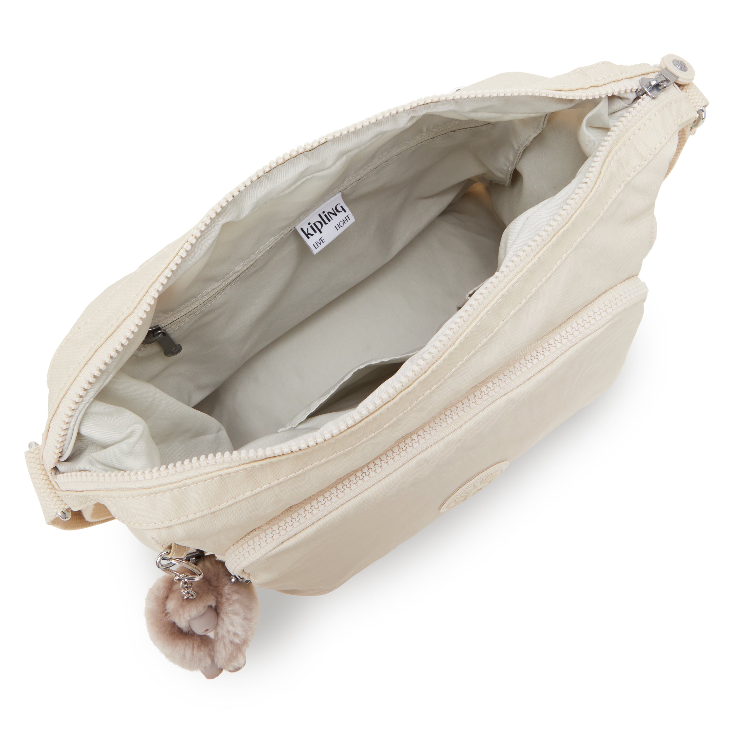 Kipling Gabb Beige Pearl Crossbody Bag C2I3945-3KA