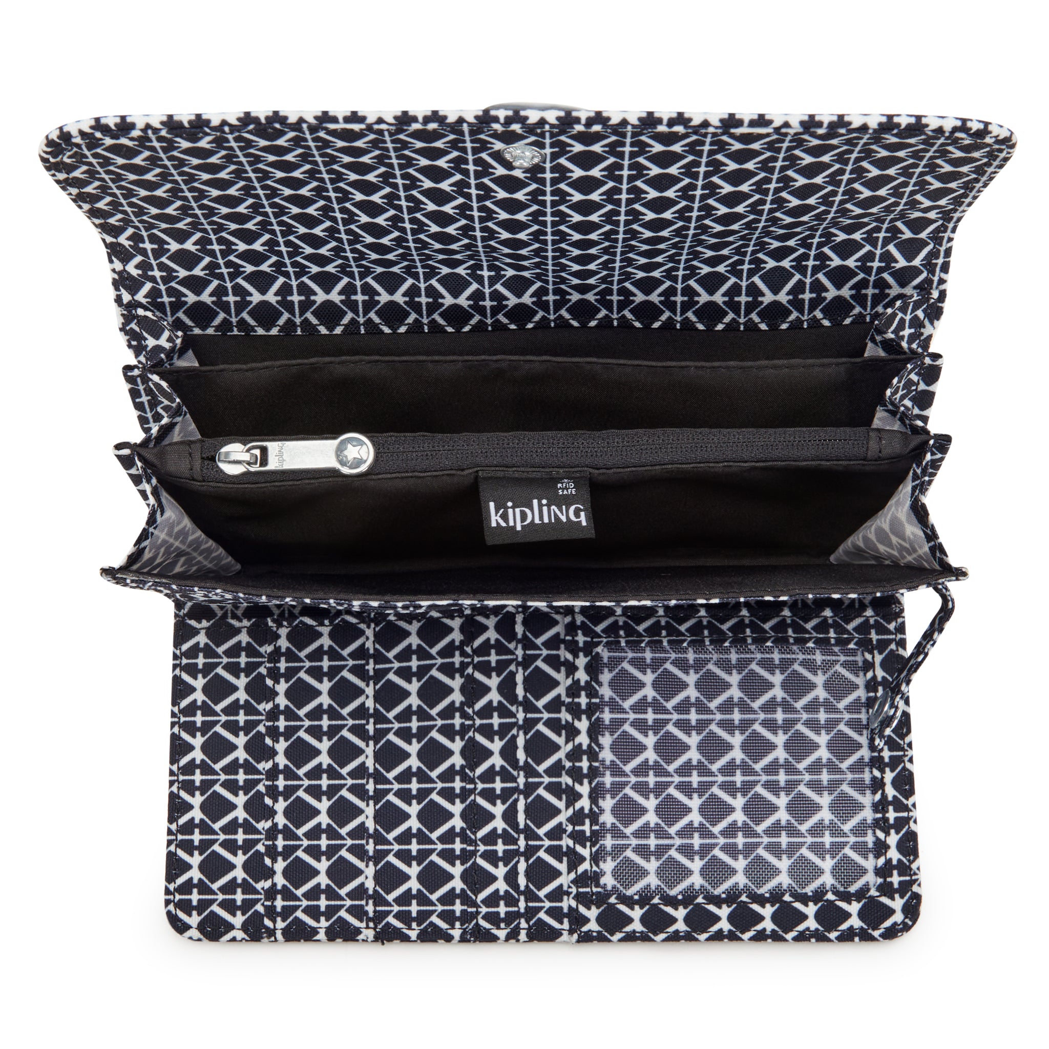 Kipling Money Land Signature Print Wallet C2I4437-DD2