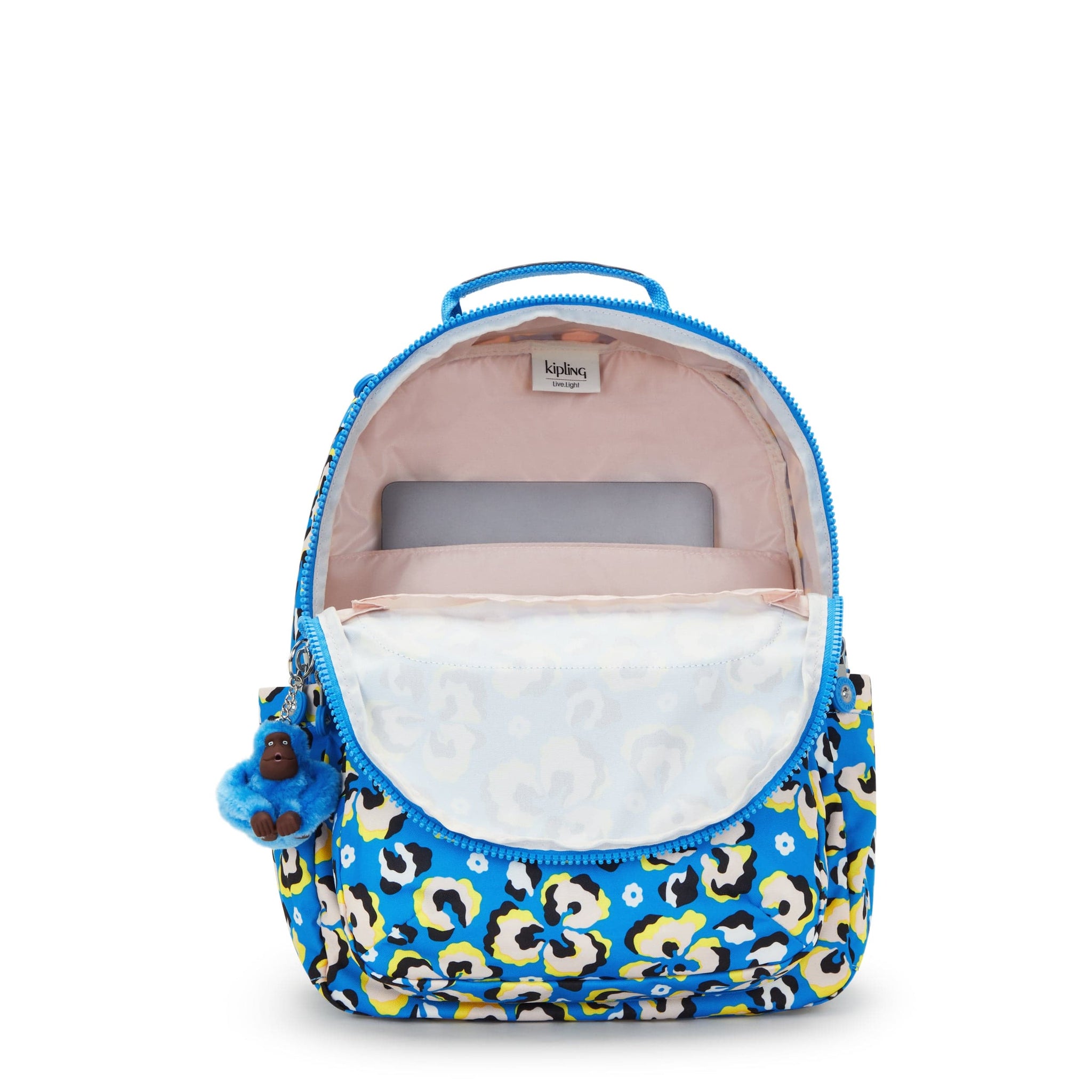 Kipling Seoul Leopard Floral Backpack C2I4851-P2A