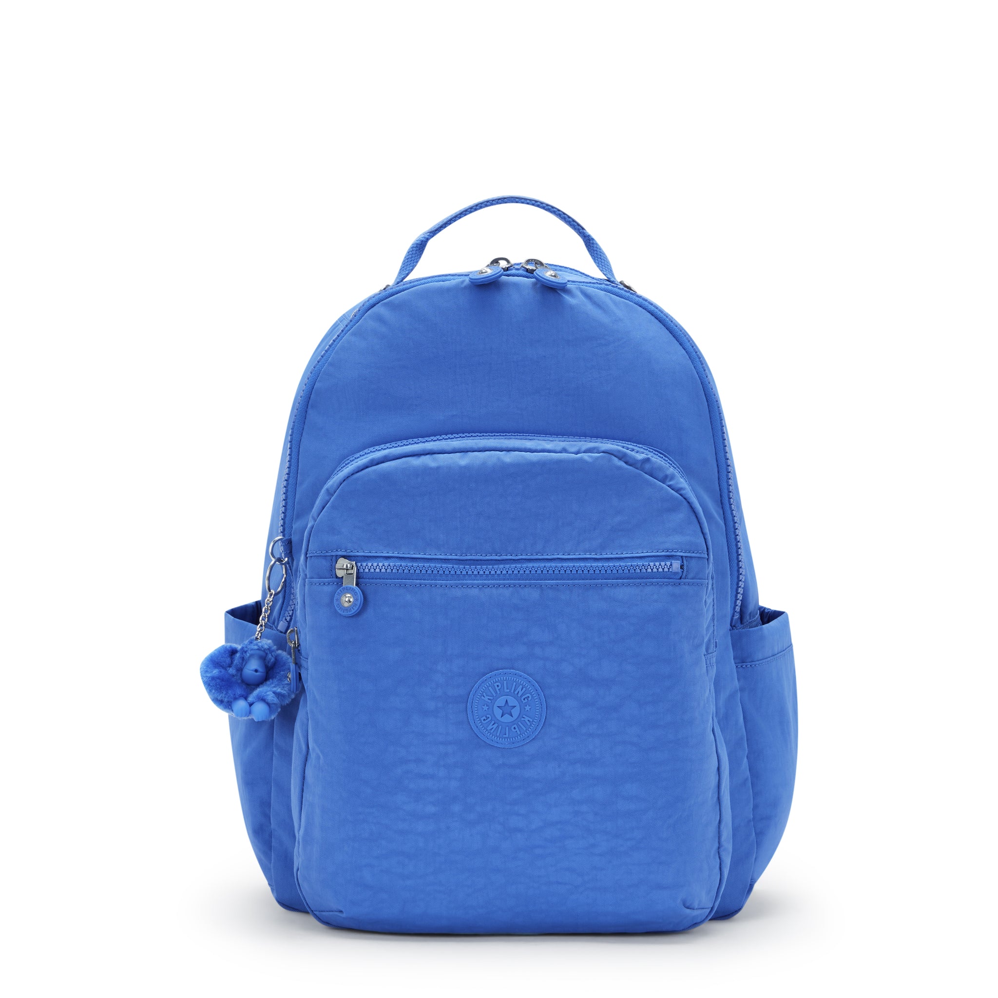 KIPLING-Seoul-Large Backpack-Havana Blue-I5210-JC7