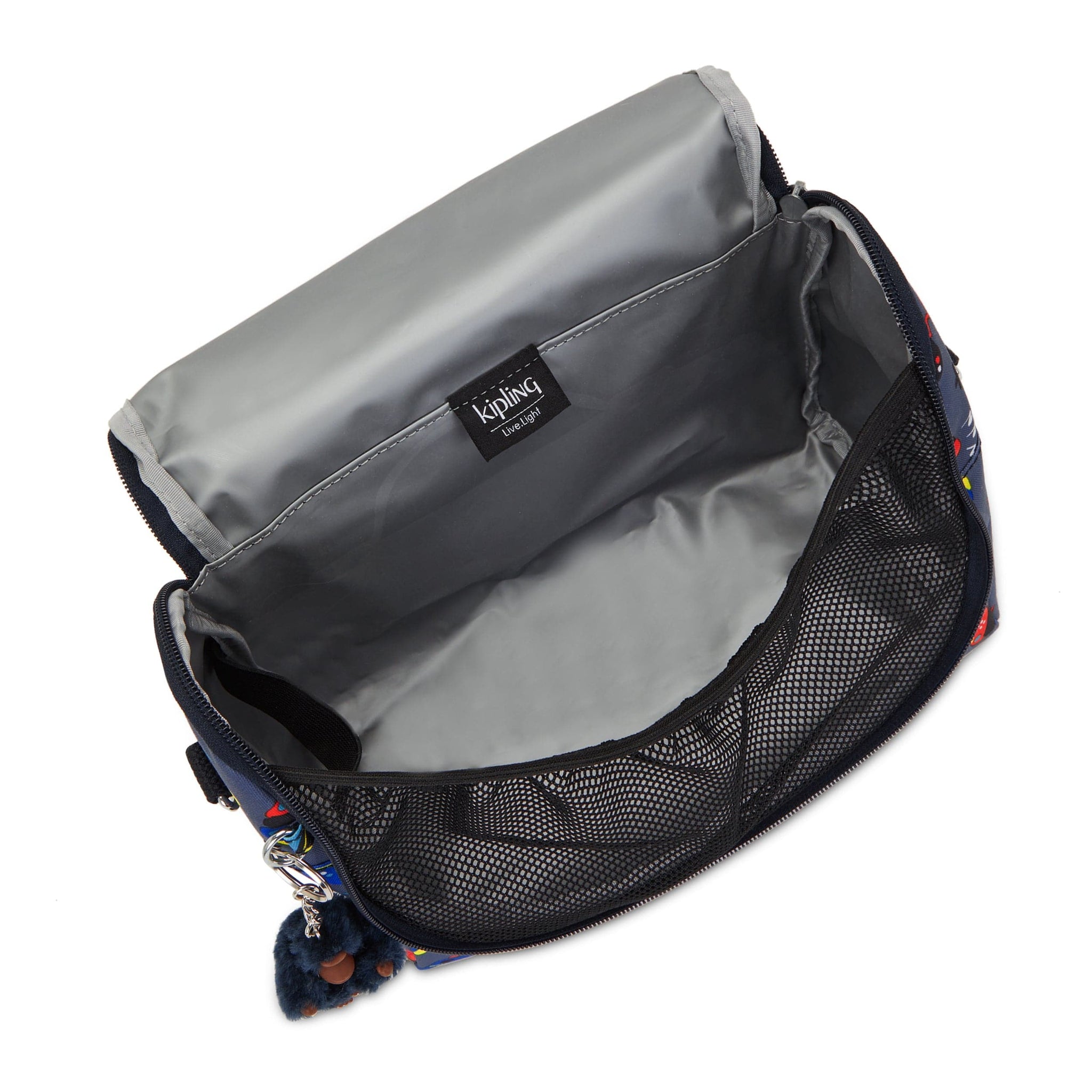 Kipling New Kichirou Gaming Grey Trolley Sleeve Lunch Bag C2I5749-T6T