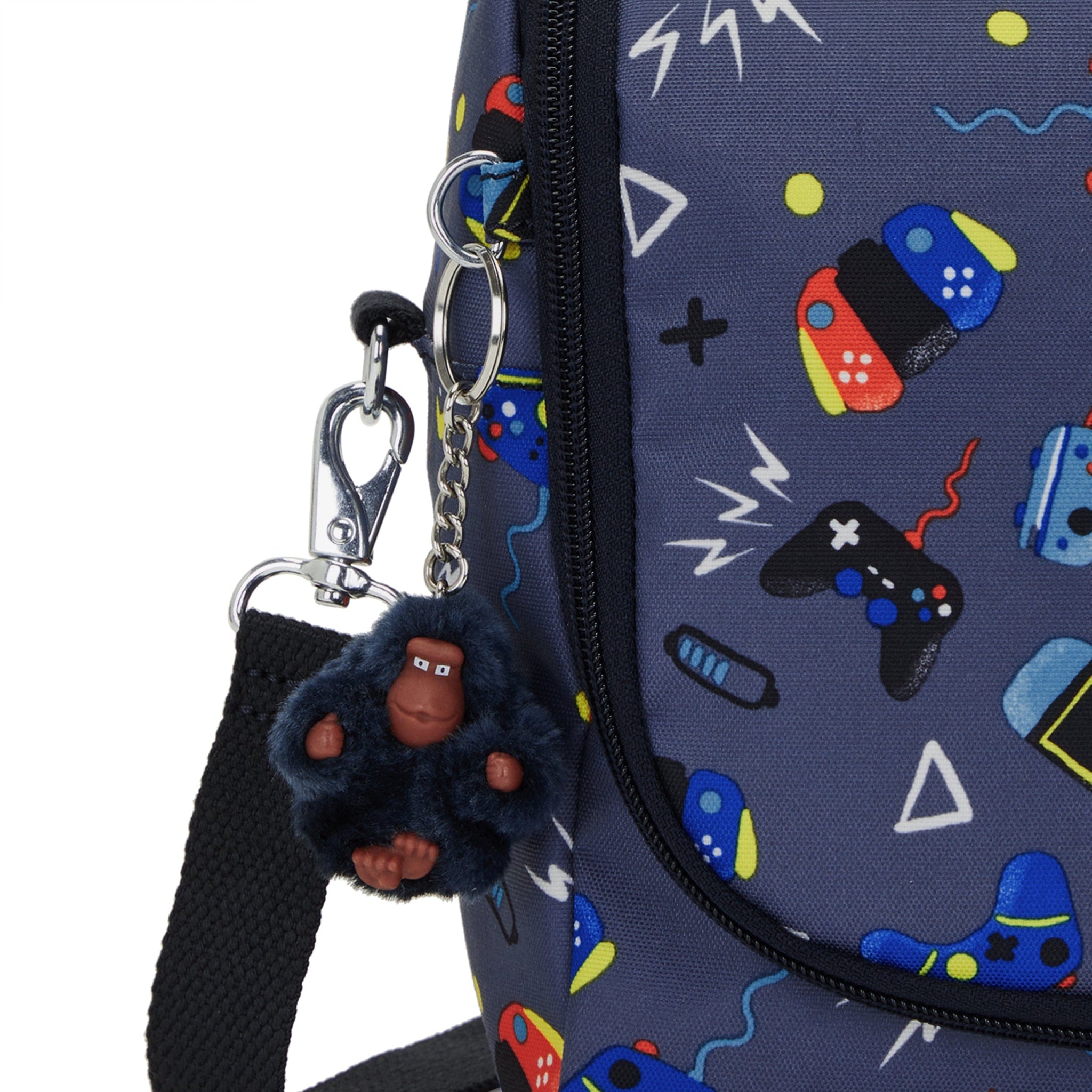 Kipling New Kichirou Gaming Grey Trolley Sleeve Lunch Bag C2I5749-T6T