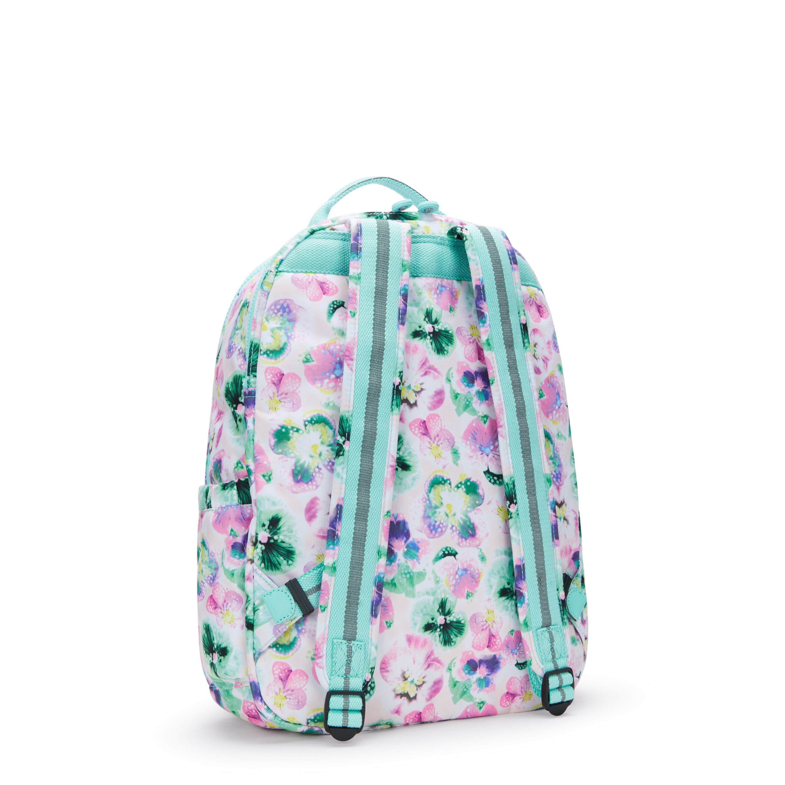 Kipling Seoul Lap Aqua Blossom Backpack C2I5816-7EC