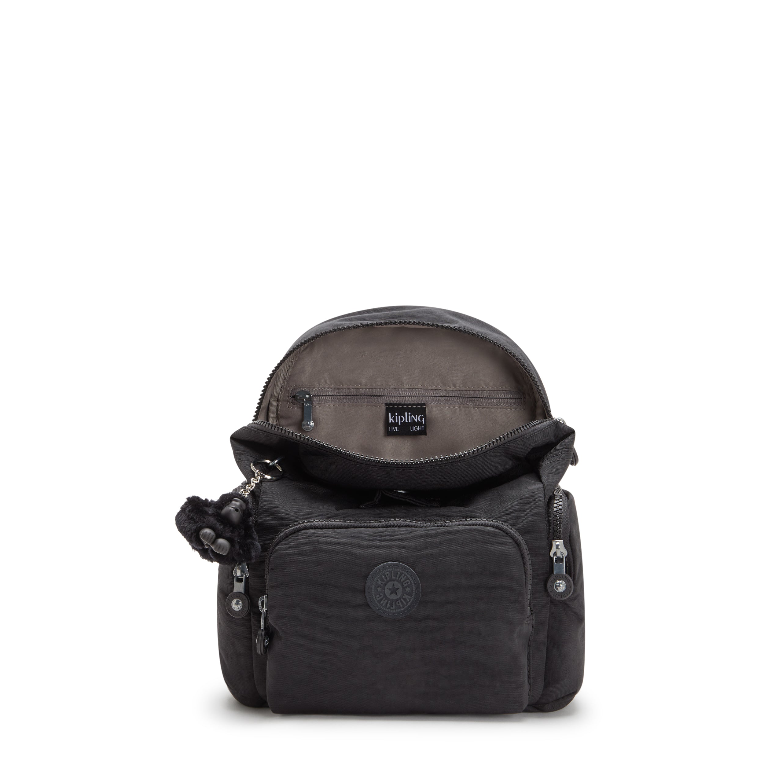 Kipling City Zip Mini Black Noir Backpack C2I6046-P39