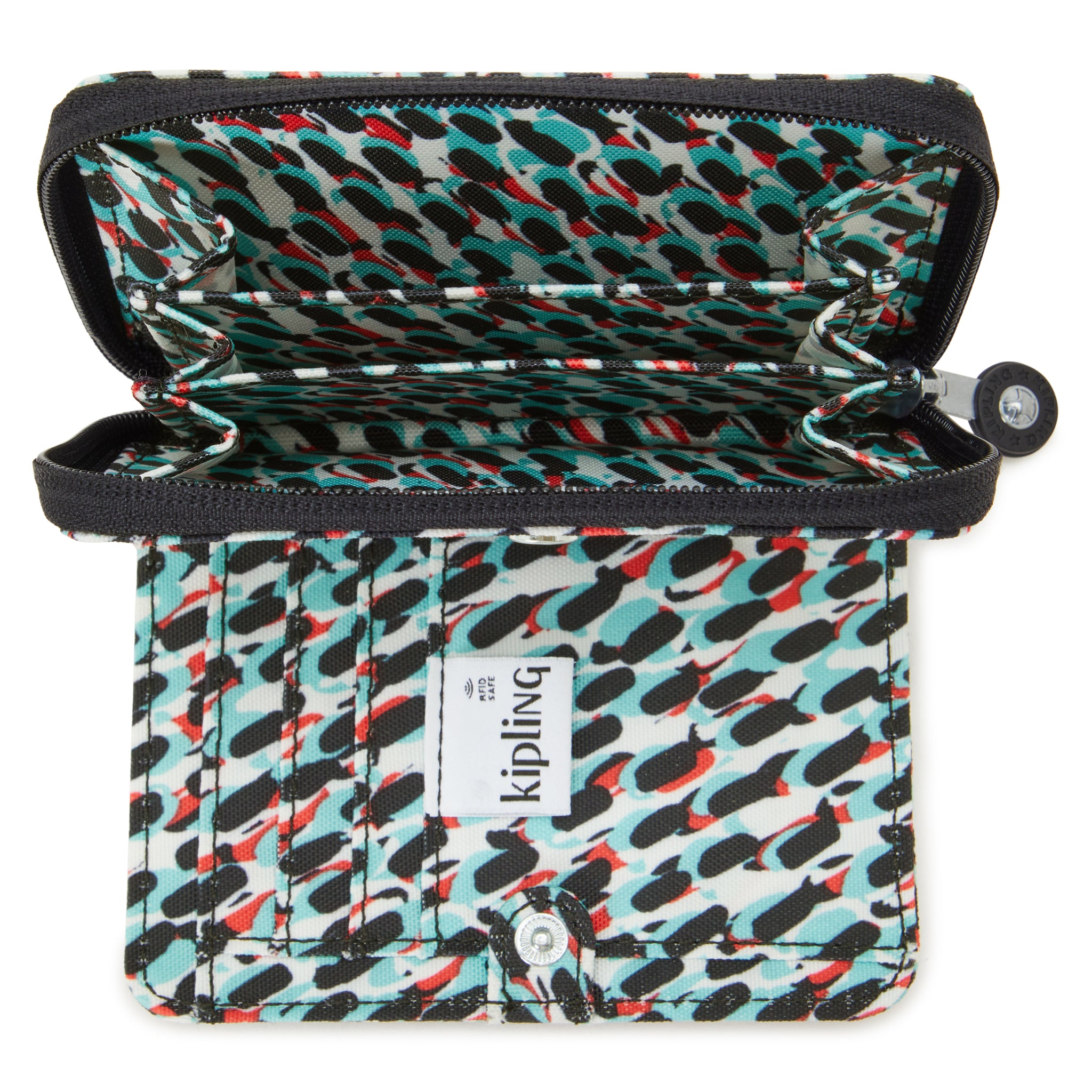 Kipling Money Love Abstract Print Wallet C2I6791-GN6