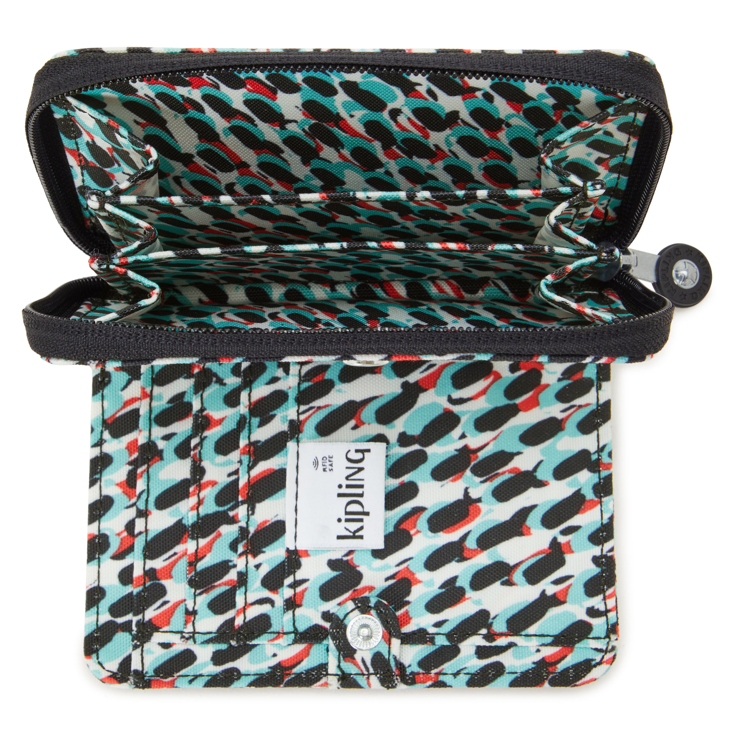 Kipling Money Love Abstract Print Wallet C2I6791-GN6