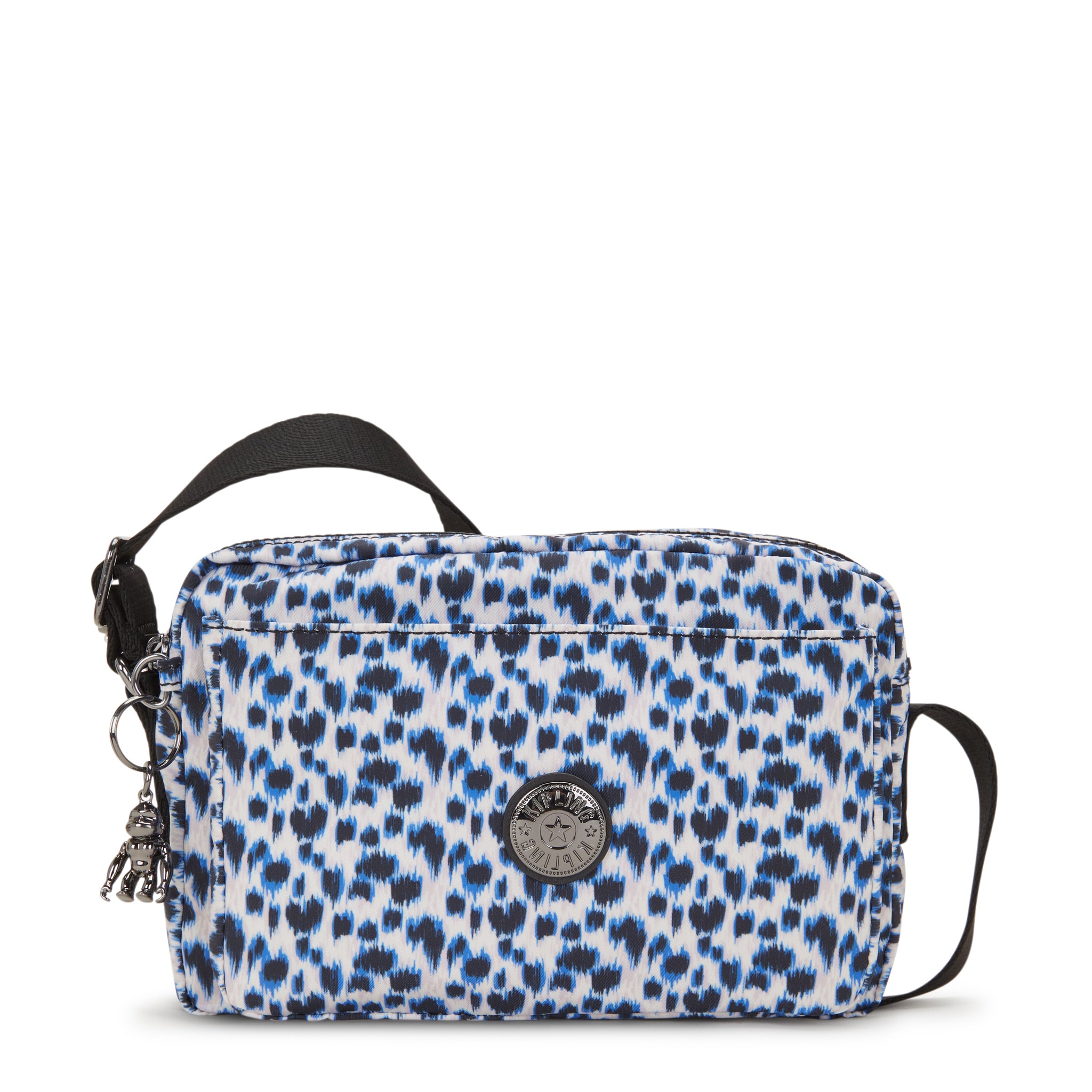 KIPLING-Abanu M-Medium crossbody-Curious Leopard-I6847-1HZ