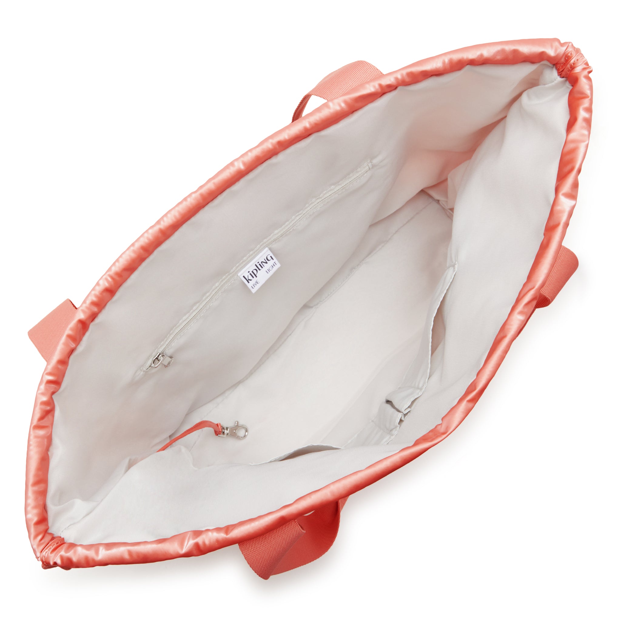 Kipling Elmar Peach Glam Drawstring Tote Bag C2I7270-S7W