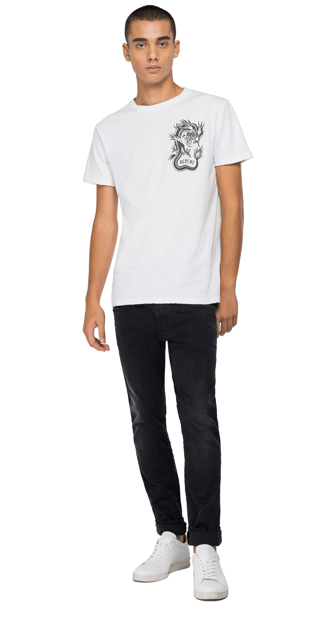 ★★ ★★ 1985 Crewneck Cotton T-Shirt WHITE T1 Tommy Hilfiger Homme 1985 Tee T shirt, Blanc, XS EU : Amazon