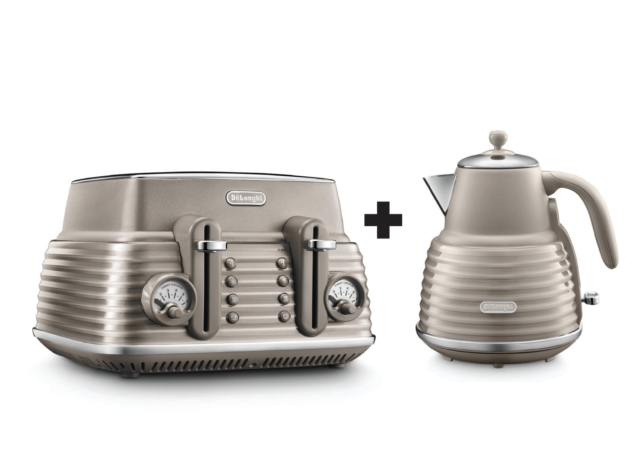 De'Longhi Scolpito Kettle + Free Toaster