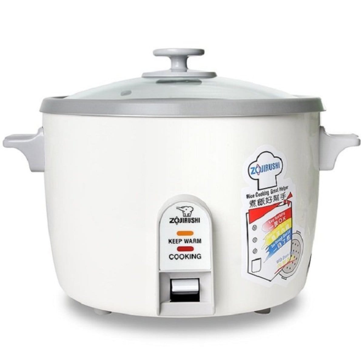 Electronic Rice Cooker And Warmer 1.8 Litre White