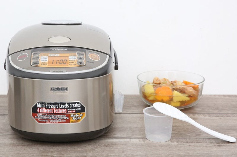 Zojirushi 1.8L - Stainless Brown Electronic Rice Cooker/ Warmer