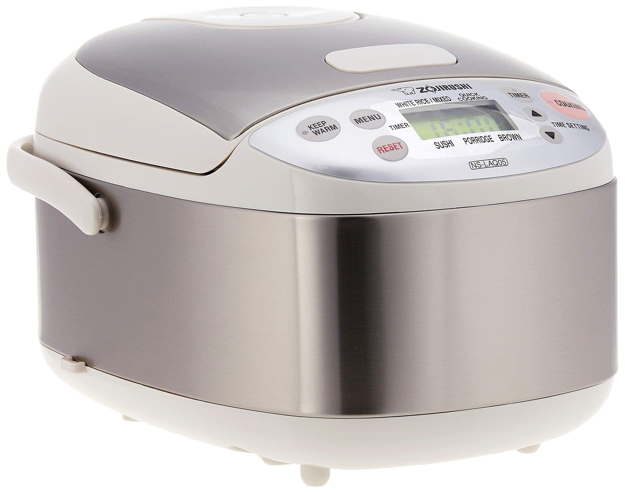 Electronic Rice Cooker And Warmer 0.5 Litre Stainless
