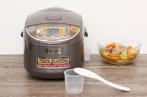 Zojirushi 1.8L - Stainless Brown Electronic Rice Cooker/ Warmer