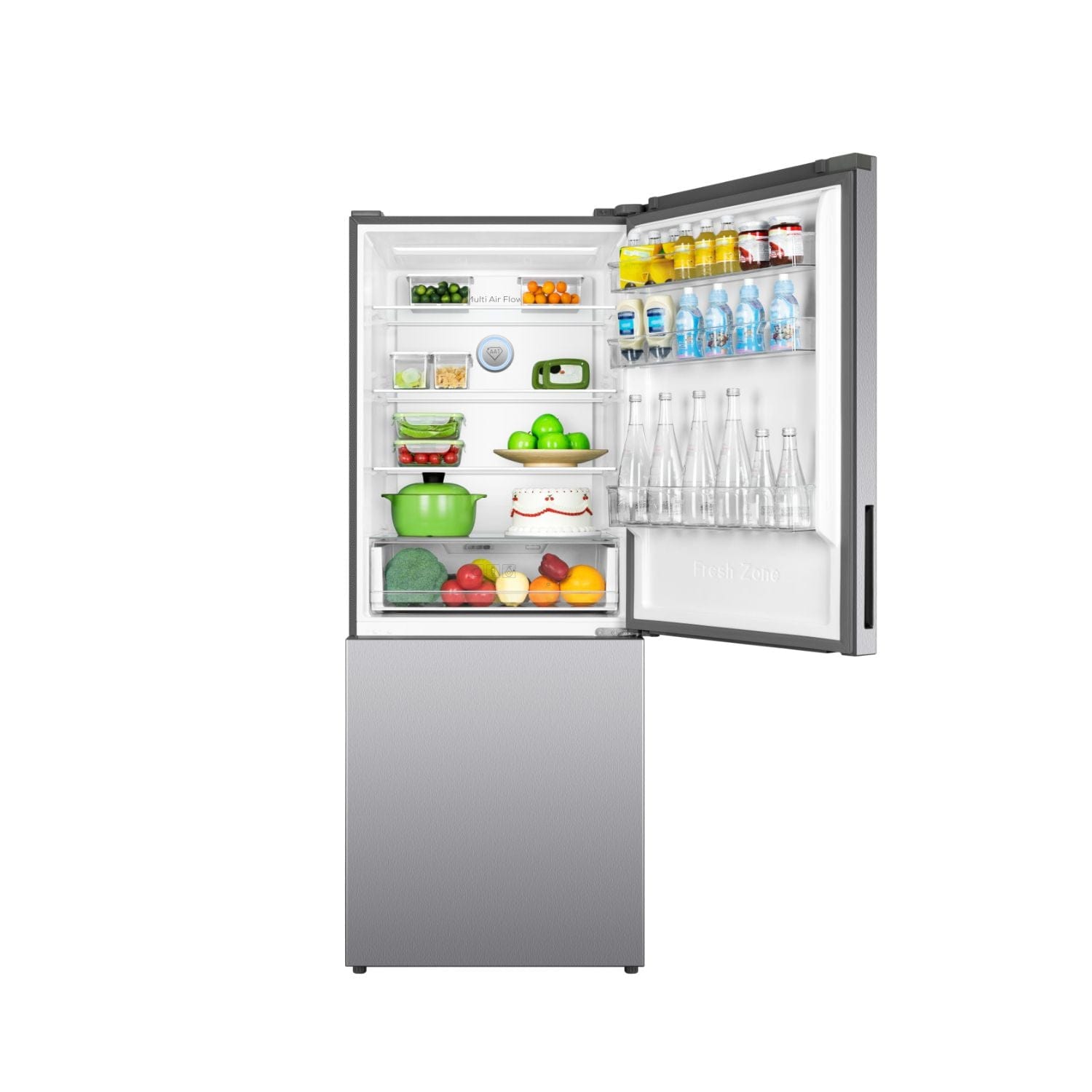 TCL Bottom Freezer Inverter Inox 540L